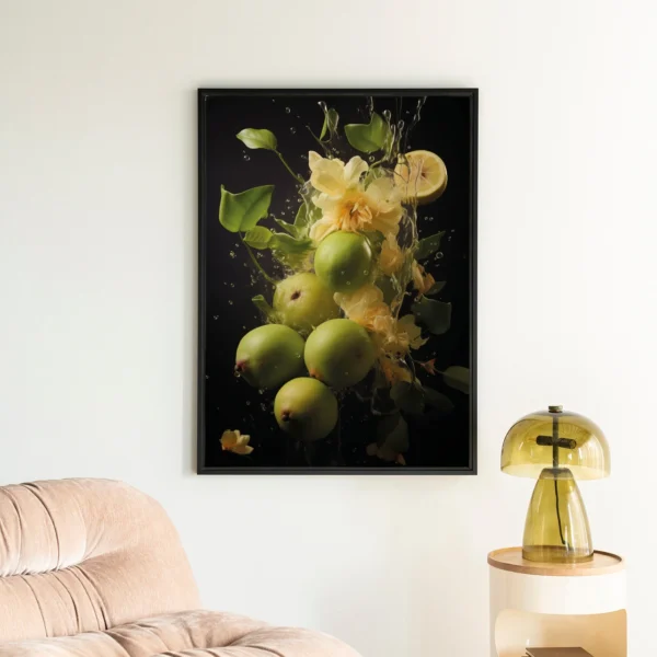 Green Fruit Explosion - Wandkleed