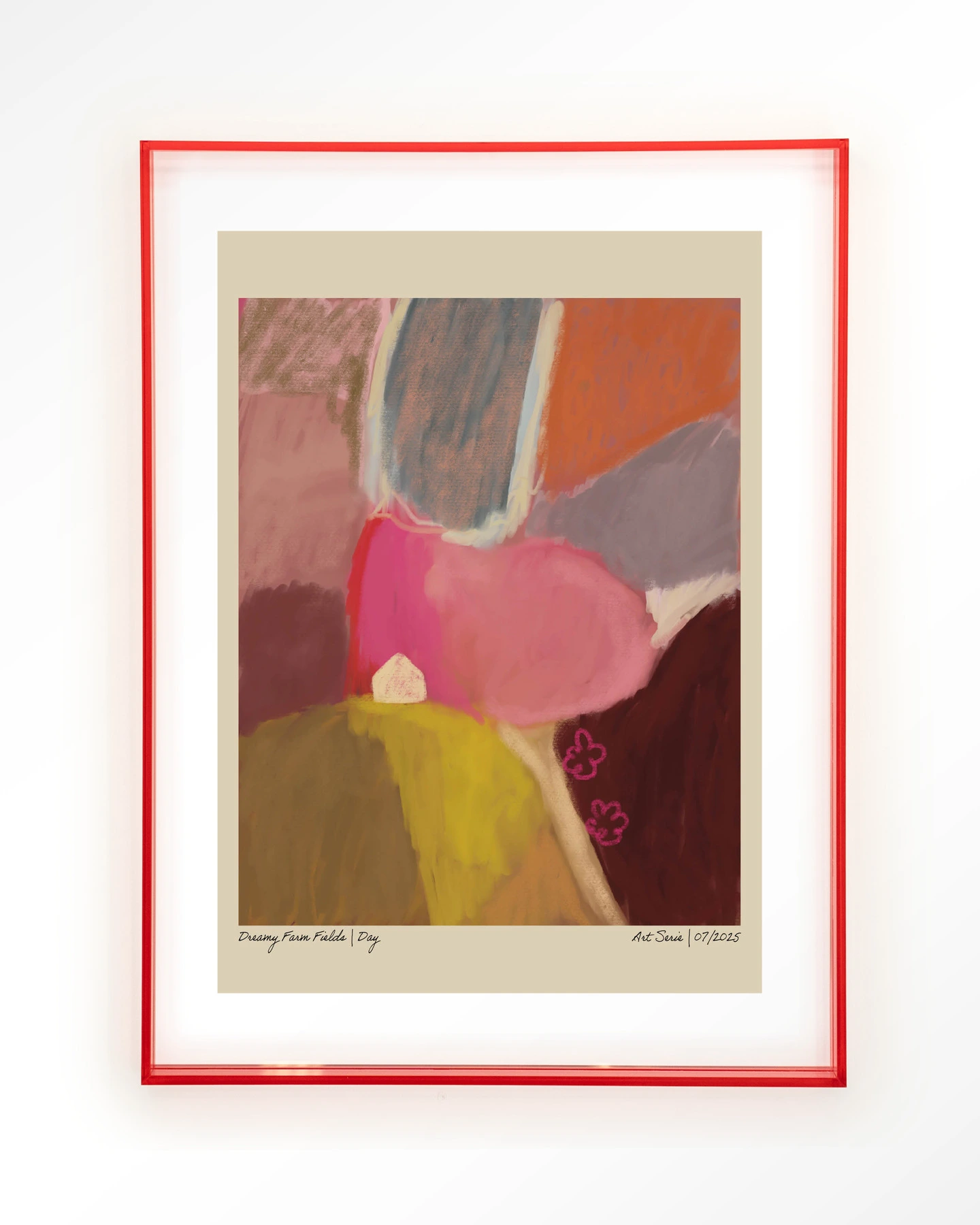 Dreamy Farmfield By Day - Art print - Afbeelding 12