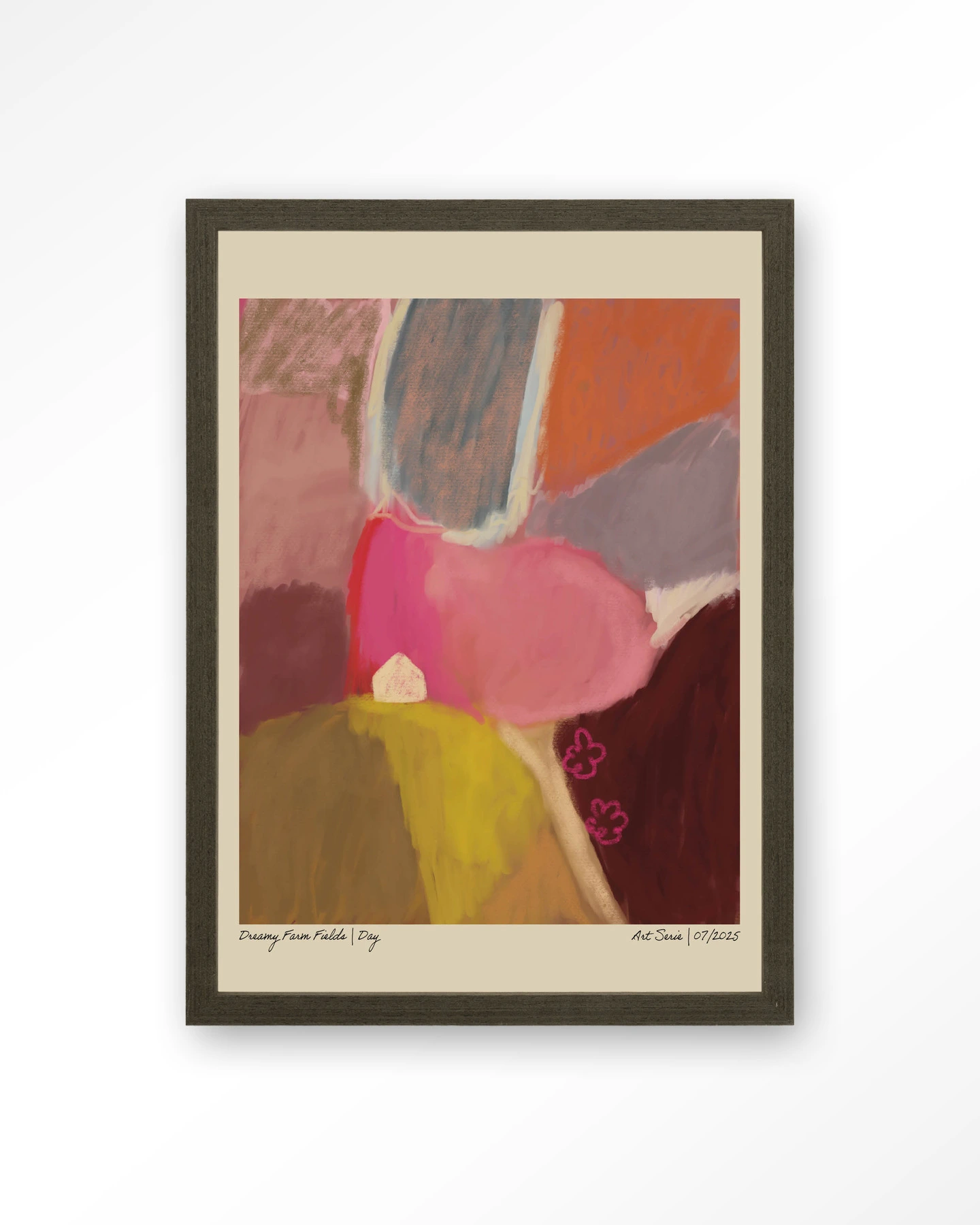 Dreamy Farmfield By Day - Art print - Afbeelding 3