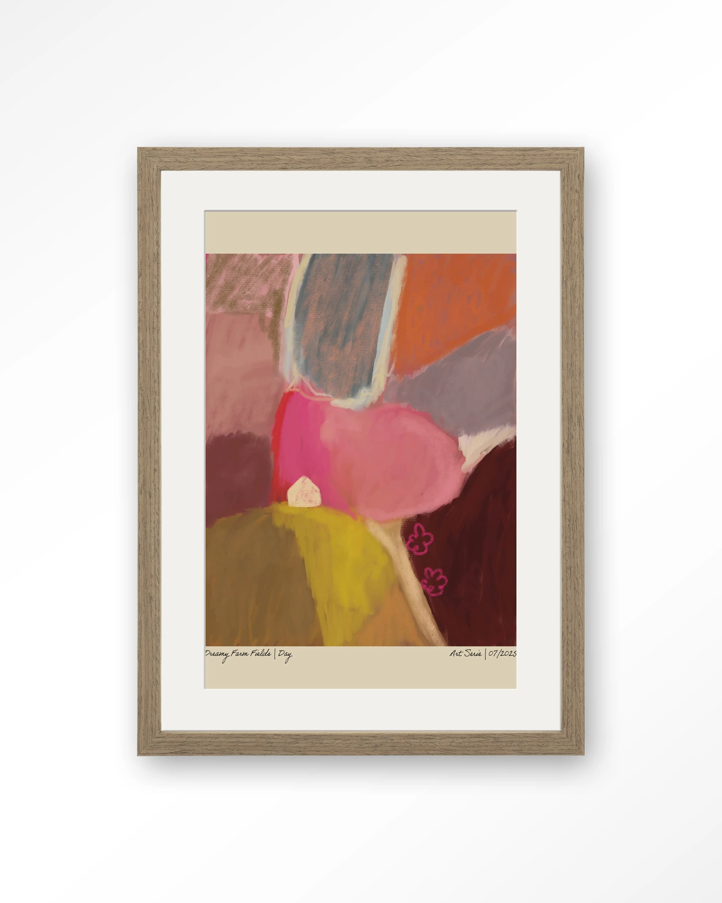 Dreamy Farmfield By Day - Art print - Afbeelding 6