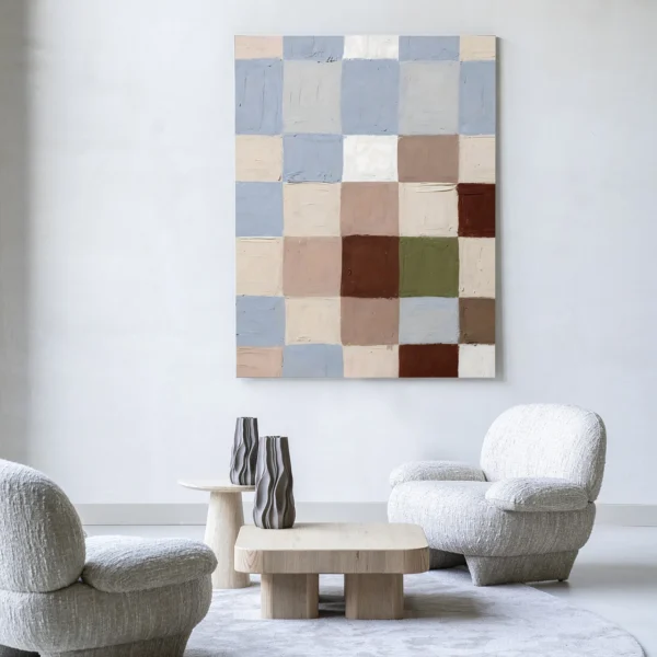 Blue Blocks - Wandkleed