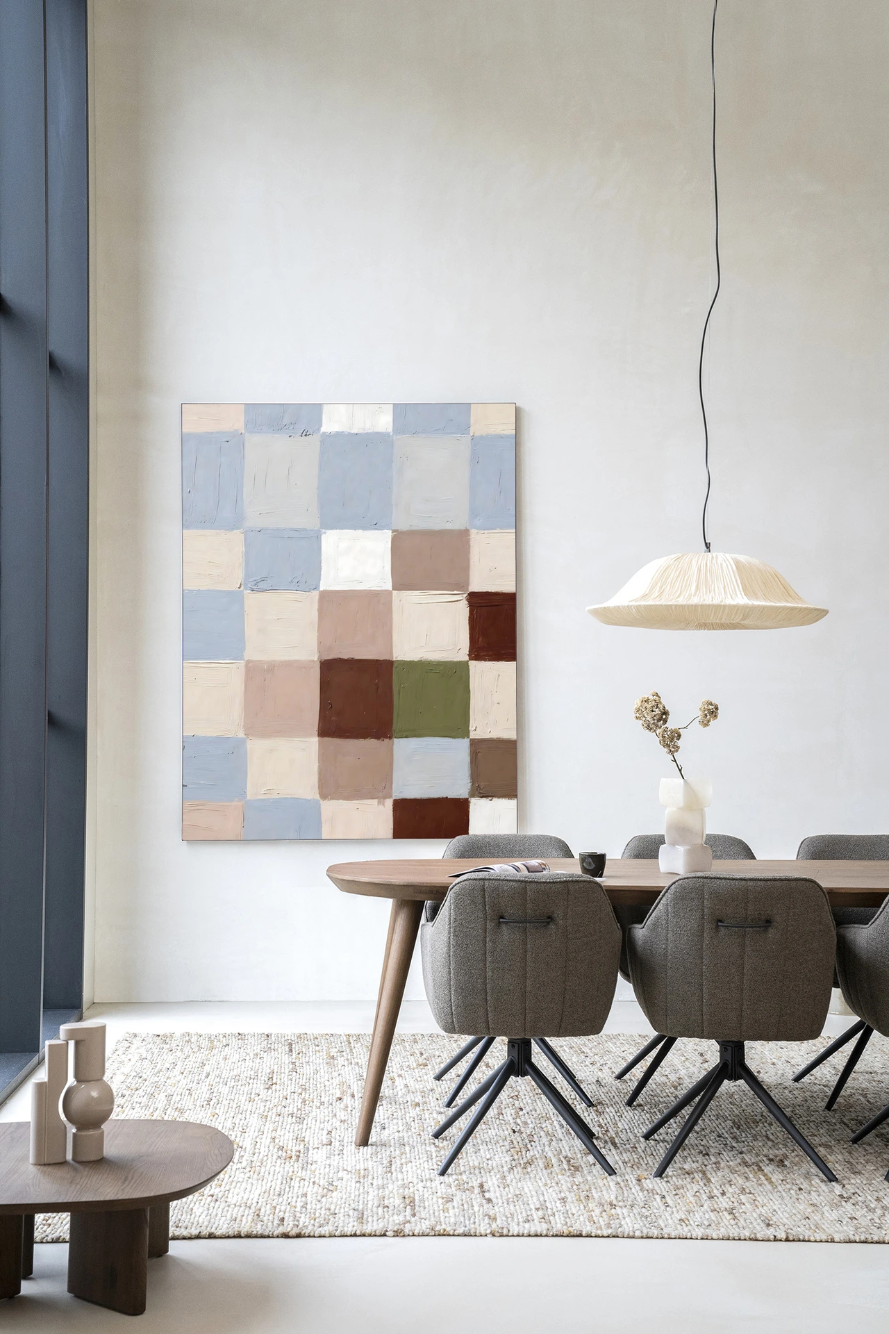 Blue Blocks - Wandkleed - Afbeelding 2