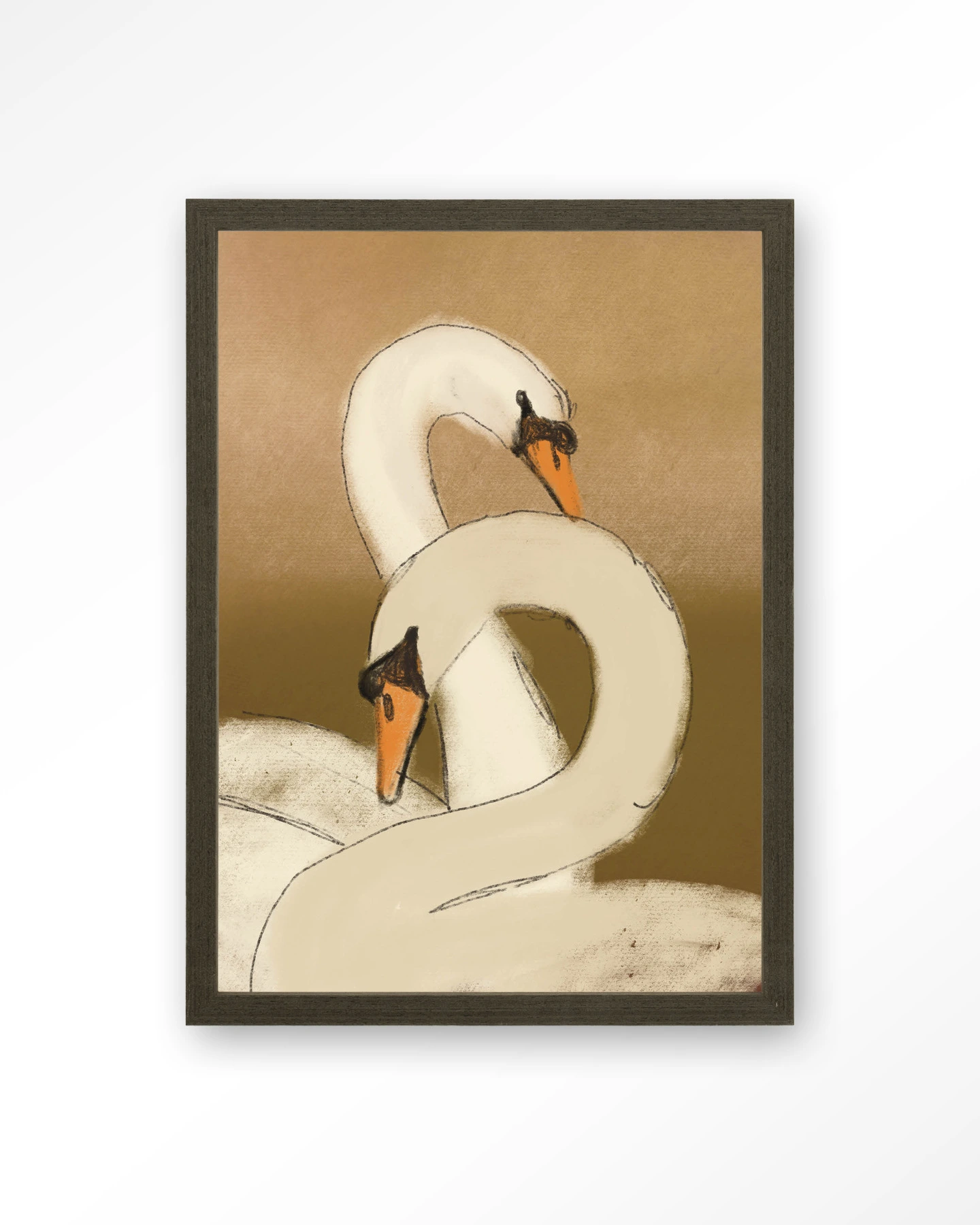 Swan Lake Green - Art print - Afbeelding 7