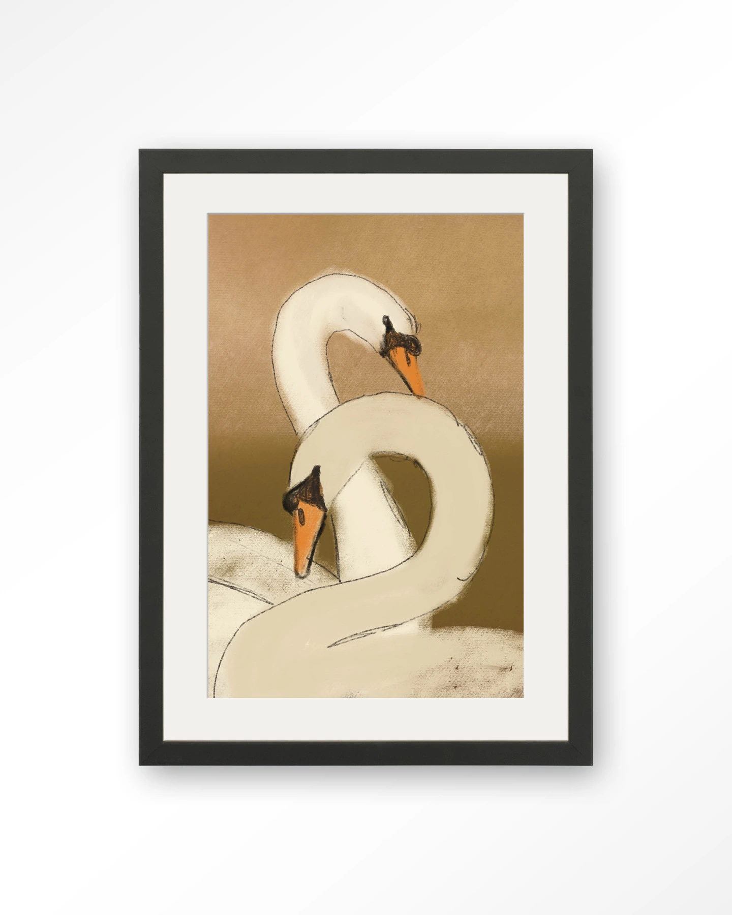 Swan Lake Green - Art print - Afbeelding 9