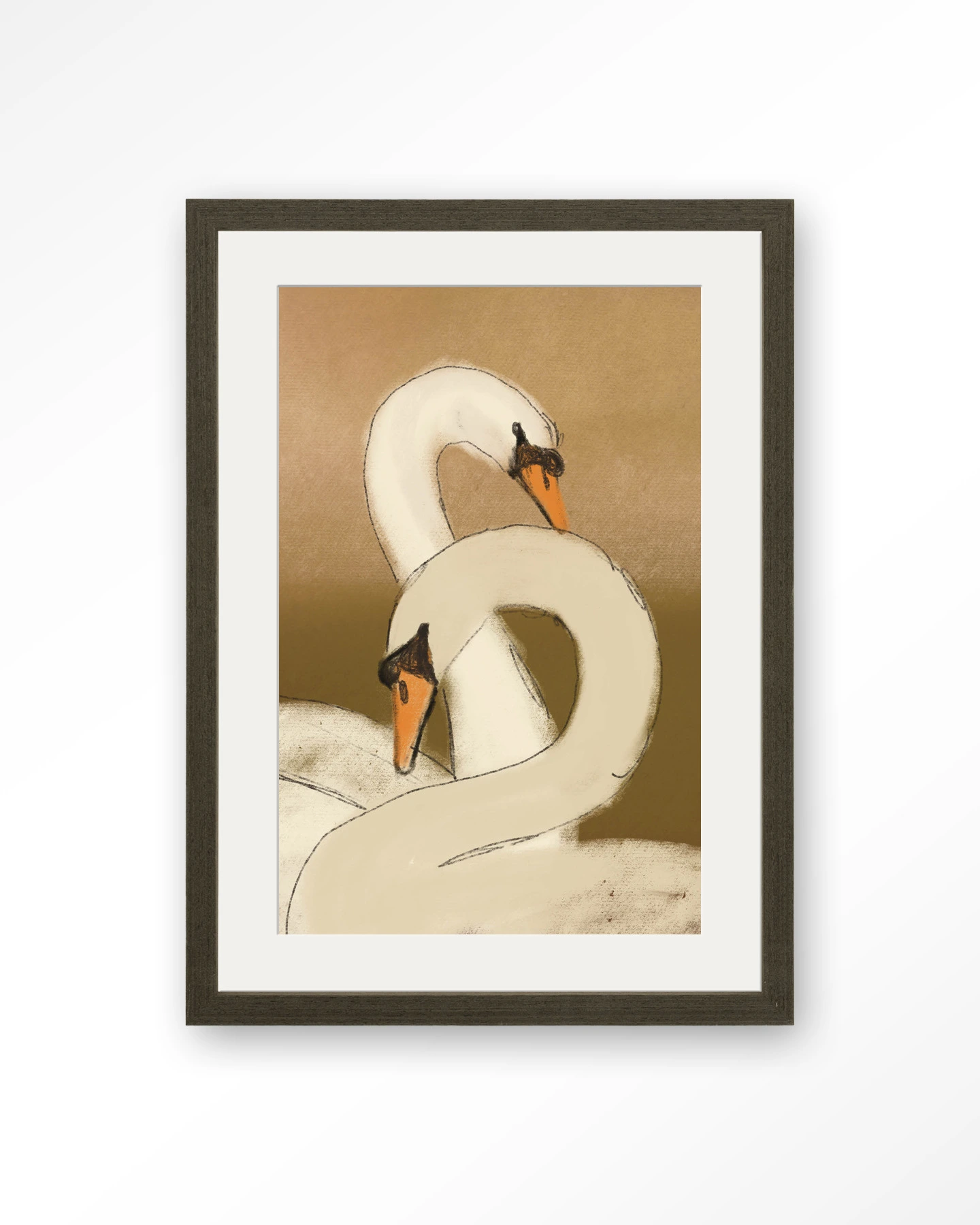 Swan Lake Green - Art print - Afbeelding 11