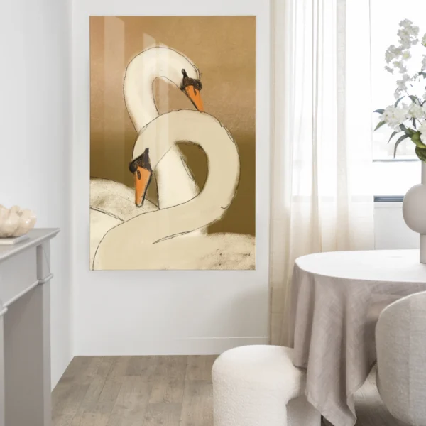Swan Lake Green - Glas