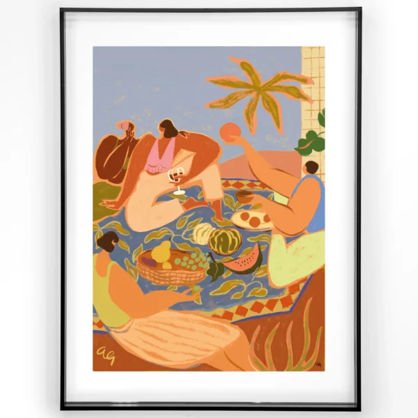 Summer Picnic - Art print