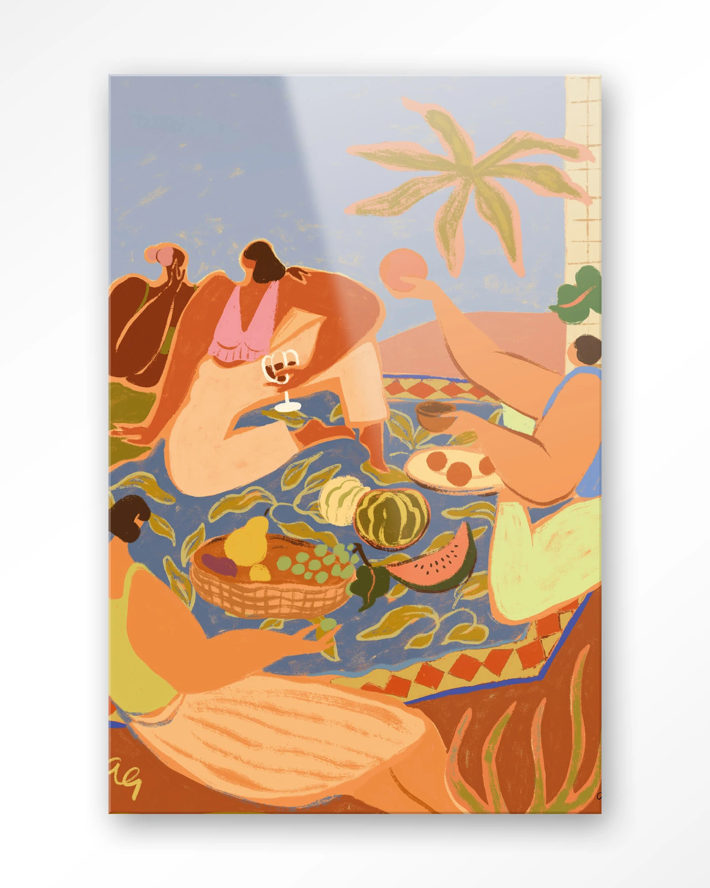 Summer Picnic - Glas - Afbeelding 2