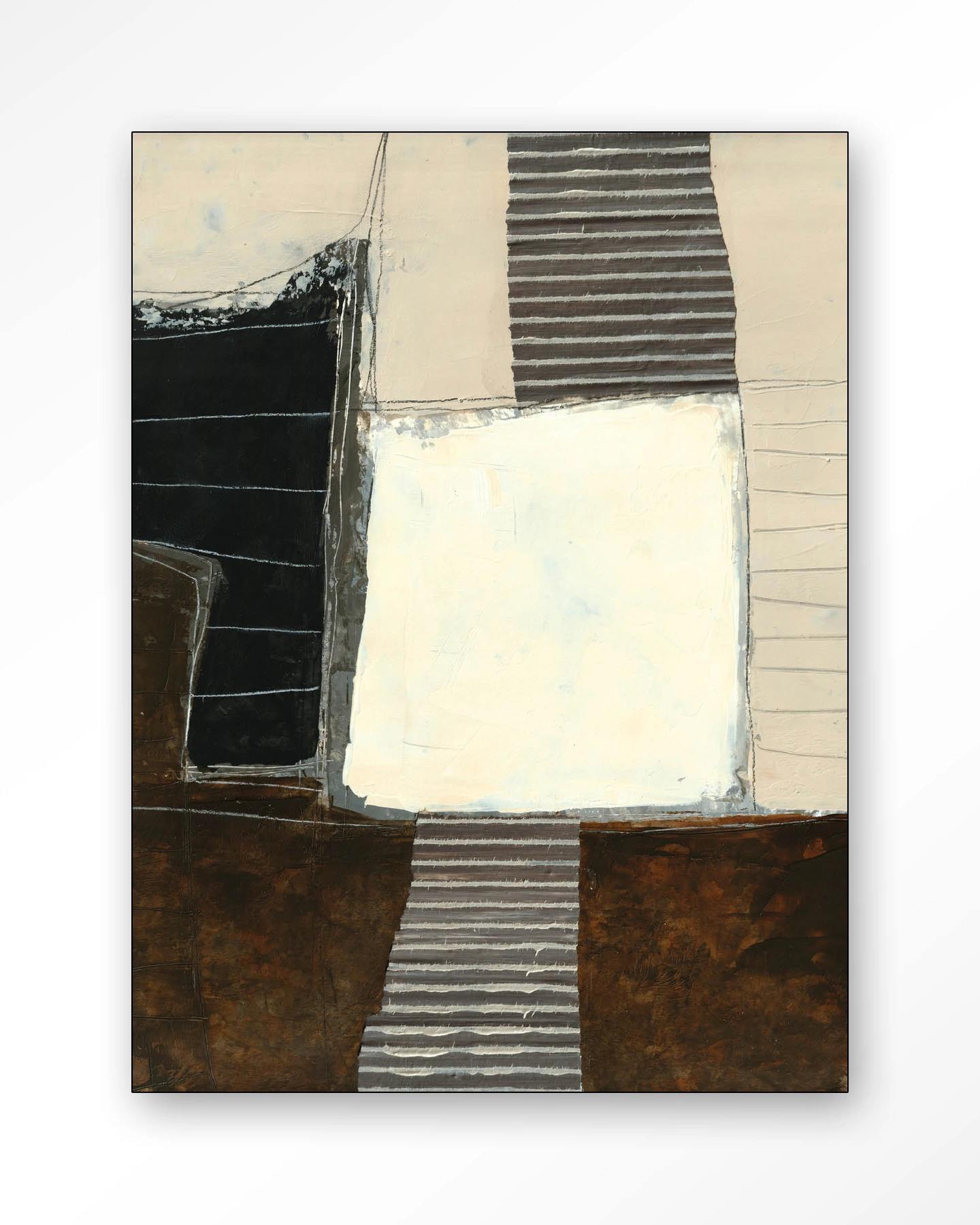 Abstract 8 - Wandkleed - Afbeelding 3