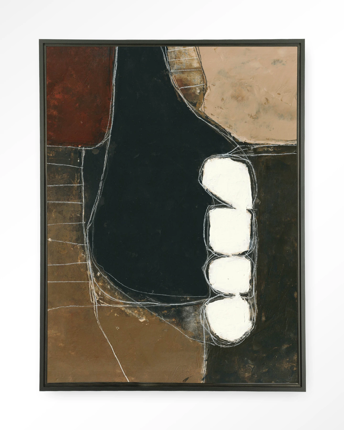 Abstract 9 - Wandkleed - Afbeelding 7