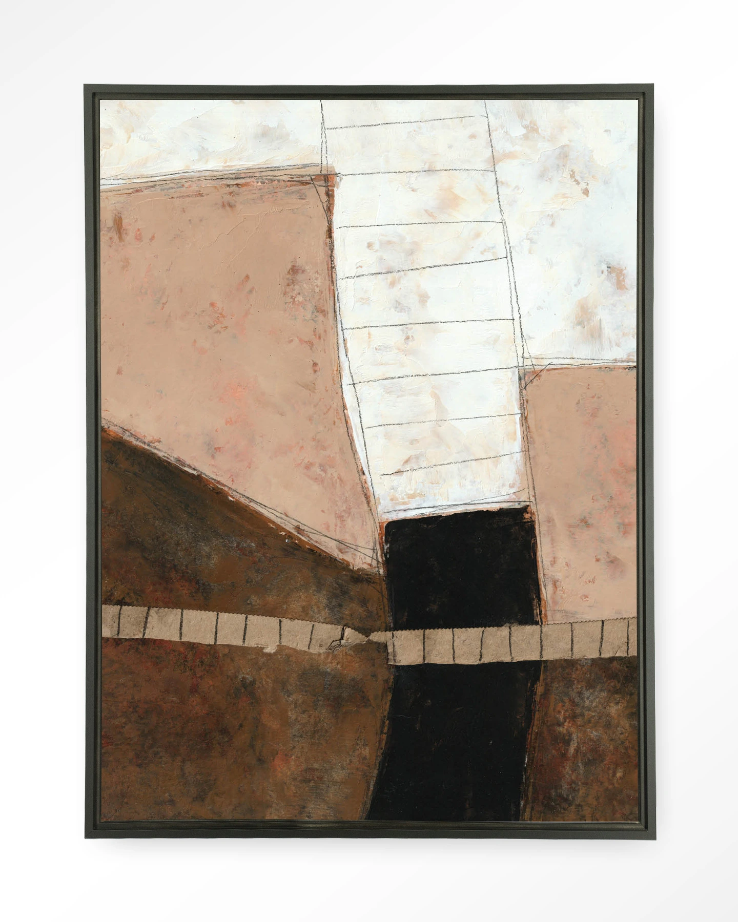 Abstract 9 - Wandkleed - Afbeelding 4