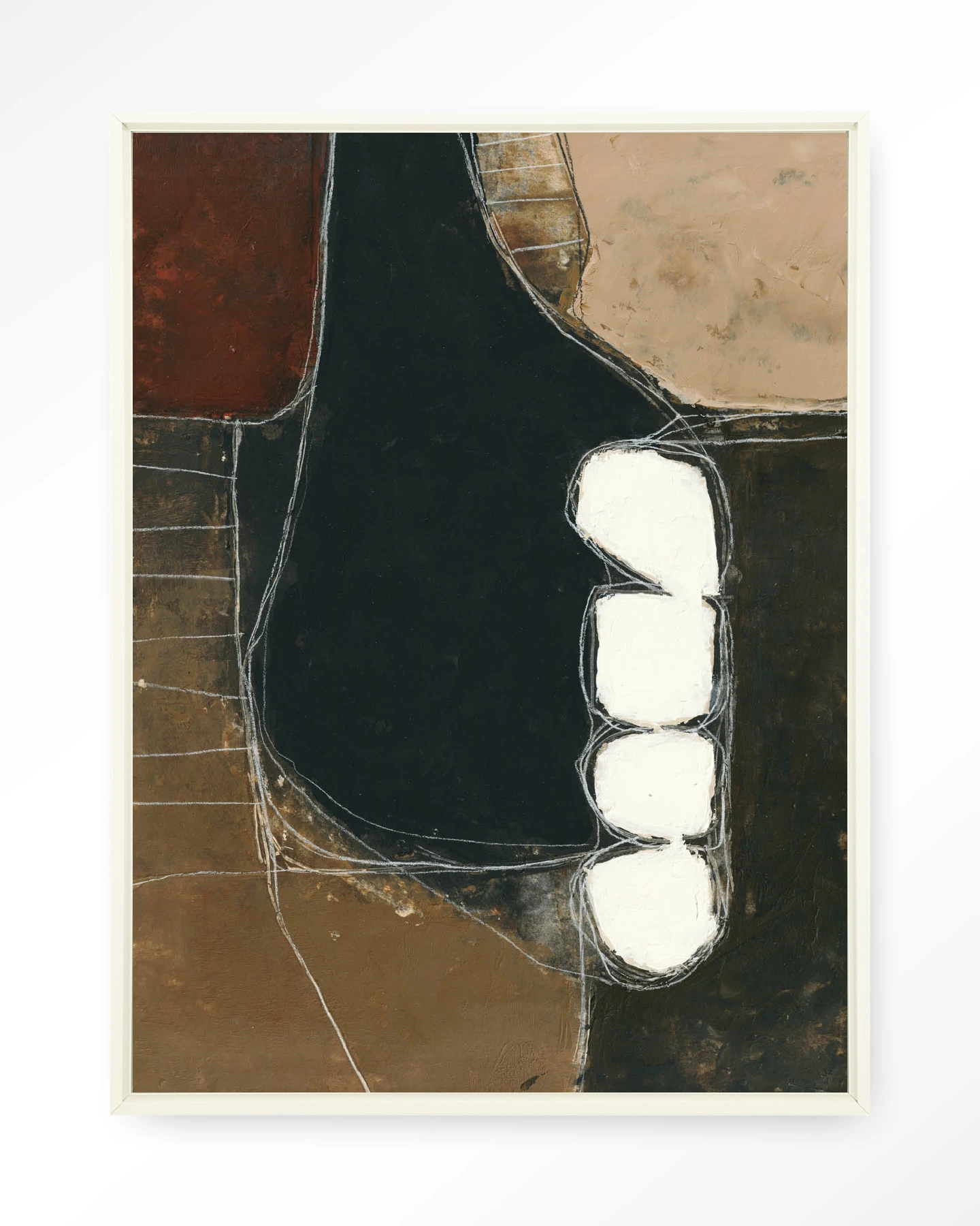 Abstract 10 - Wandkleed - Afbeelding 5