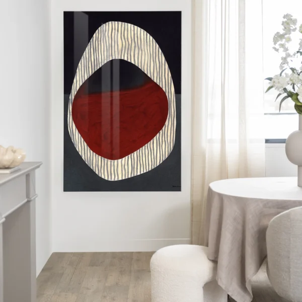 Vertical Oval - Glas