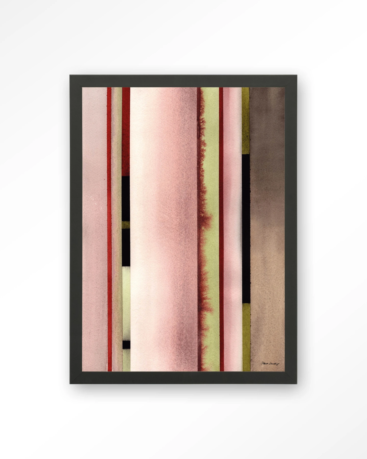 Vertical Rose - Art print - Afbeelding 2