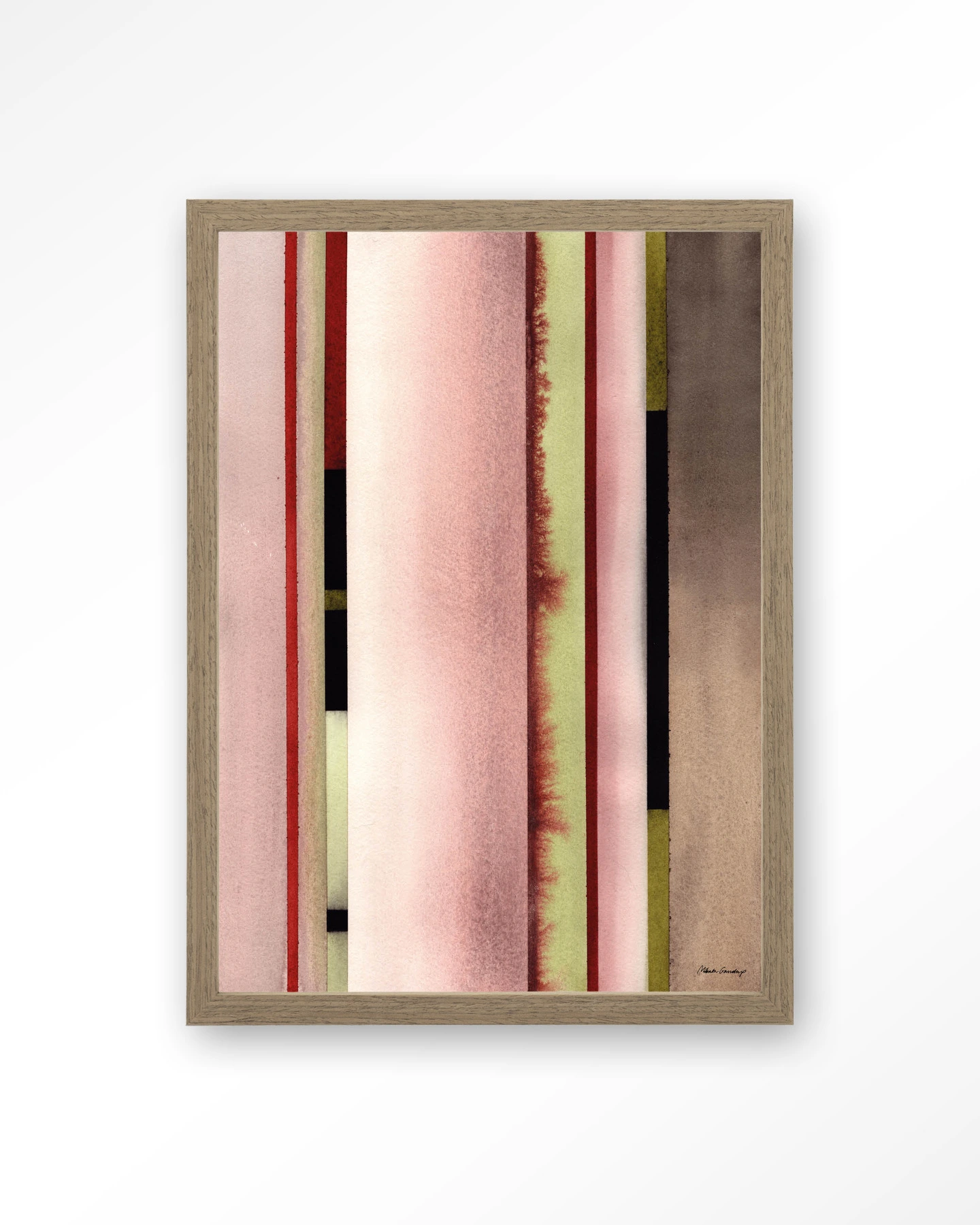 Vertical Rose - Art print - Afbeelding 3