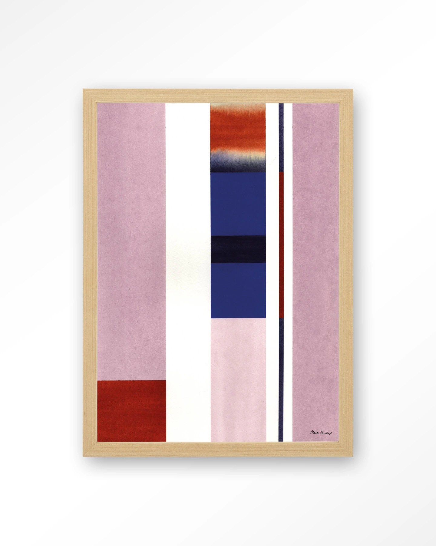 Vertical Lilac - Art print