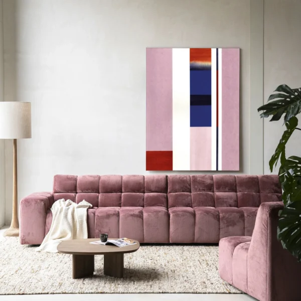 Vertical Lilac - Wandkleed