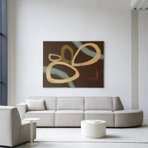 Ring Of Abstraction Brown - Wandkleed