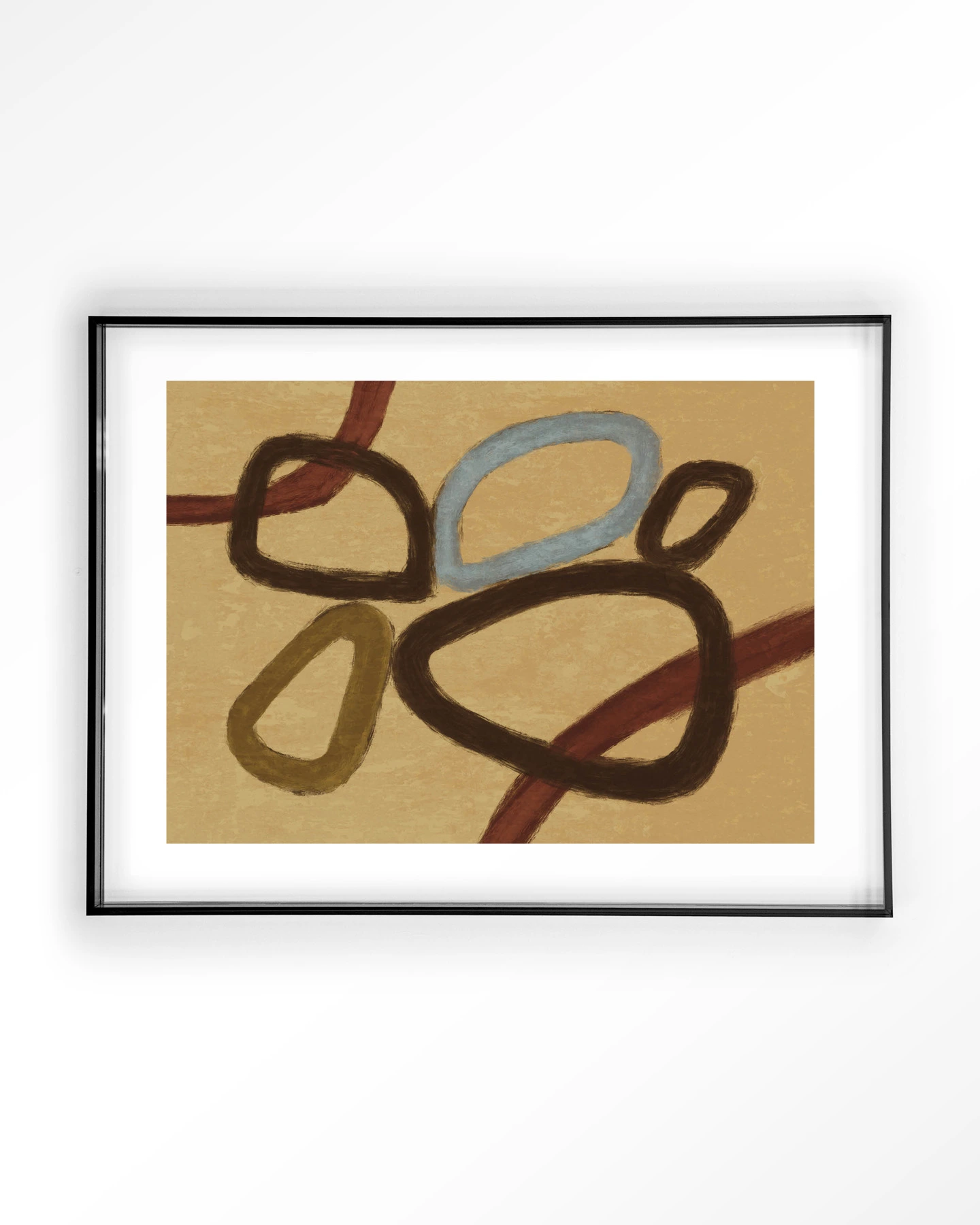 Ring Of Abstraction Yellow - Art print - Afbeelding 9