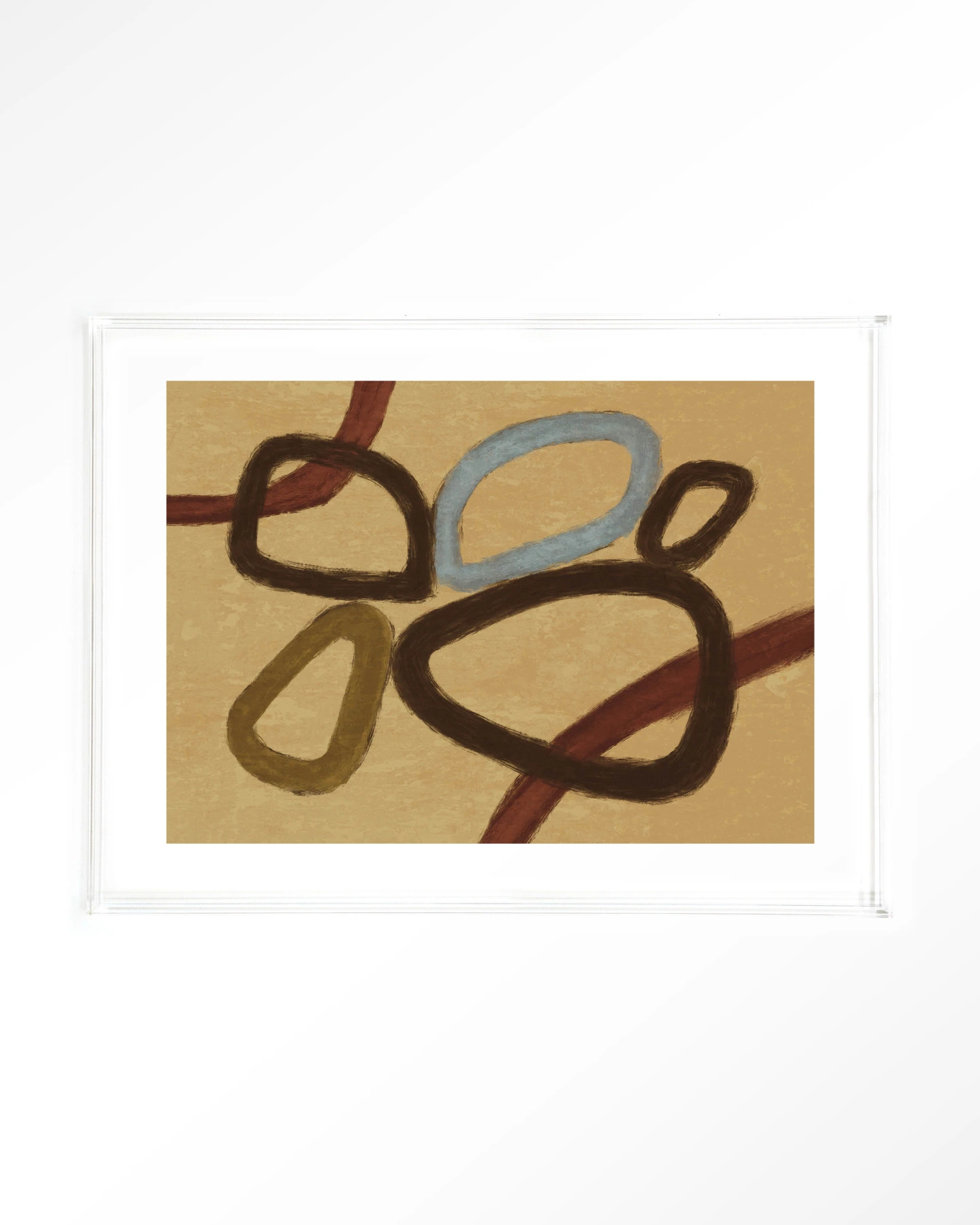 Ring Of Abstraction Yellow - Art print - Afbeelding 10