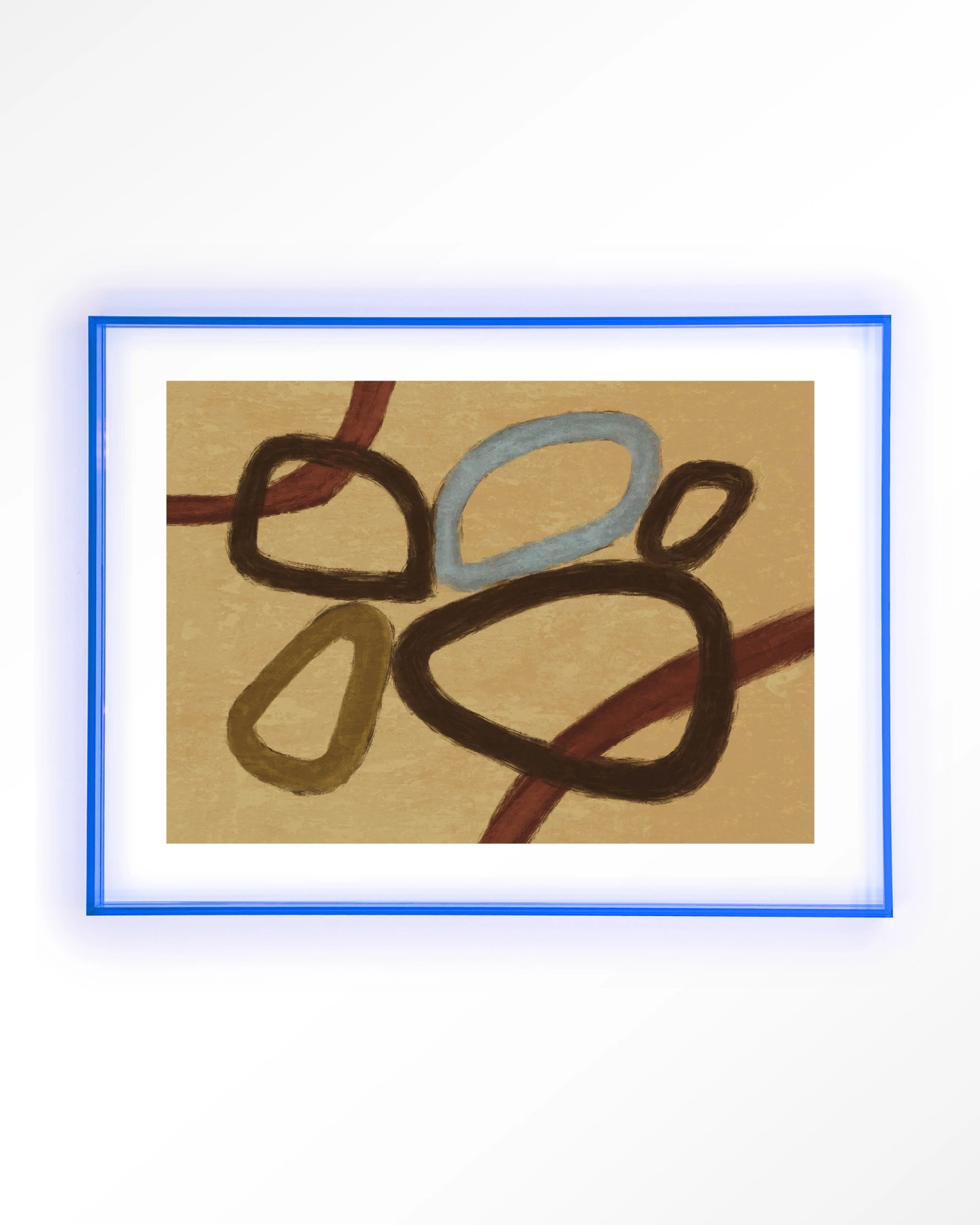Ring Of Abstraction Yellow - Art print - Afbeelding 12