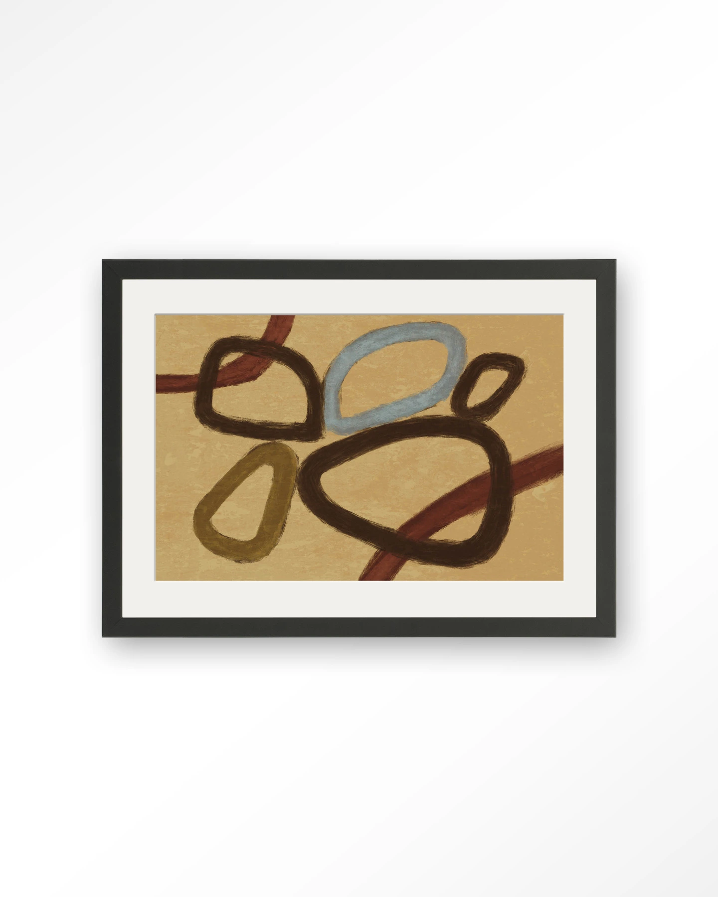 Ring Of Abstraction Yellow - Art print - Afbeelding 5