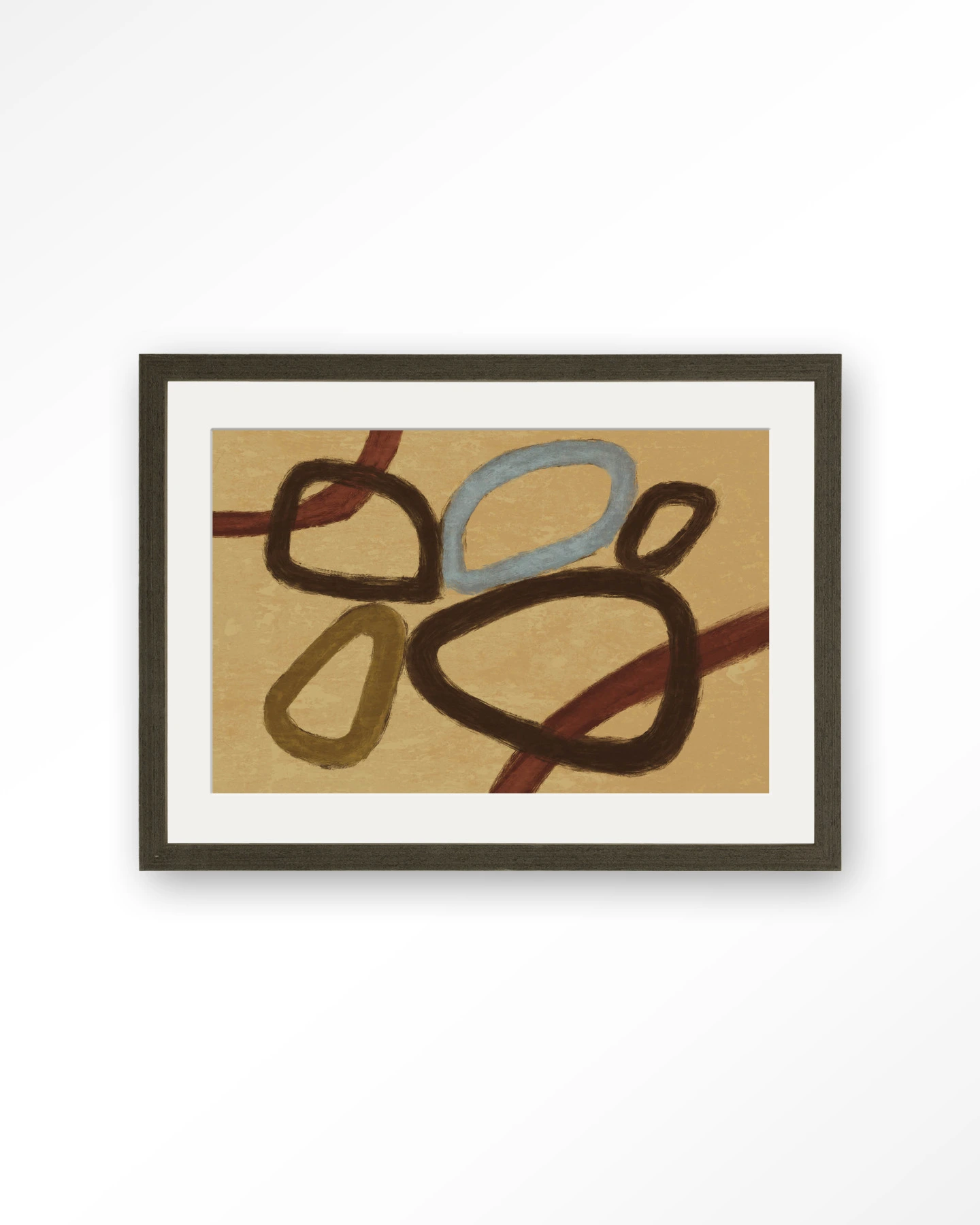 Ring Of Abstraction Yellow - Art print - Afbeelding 7