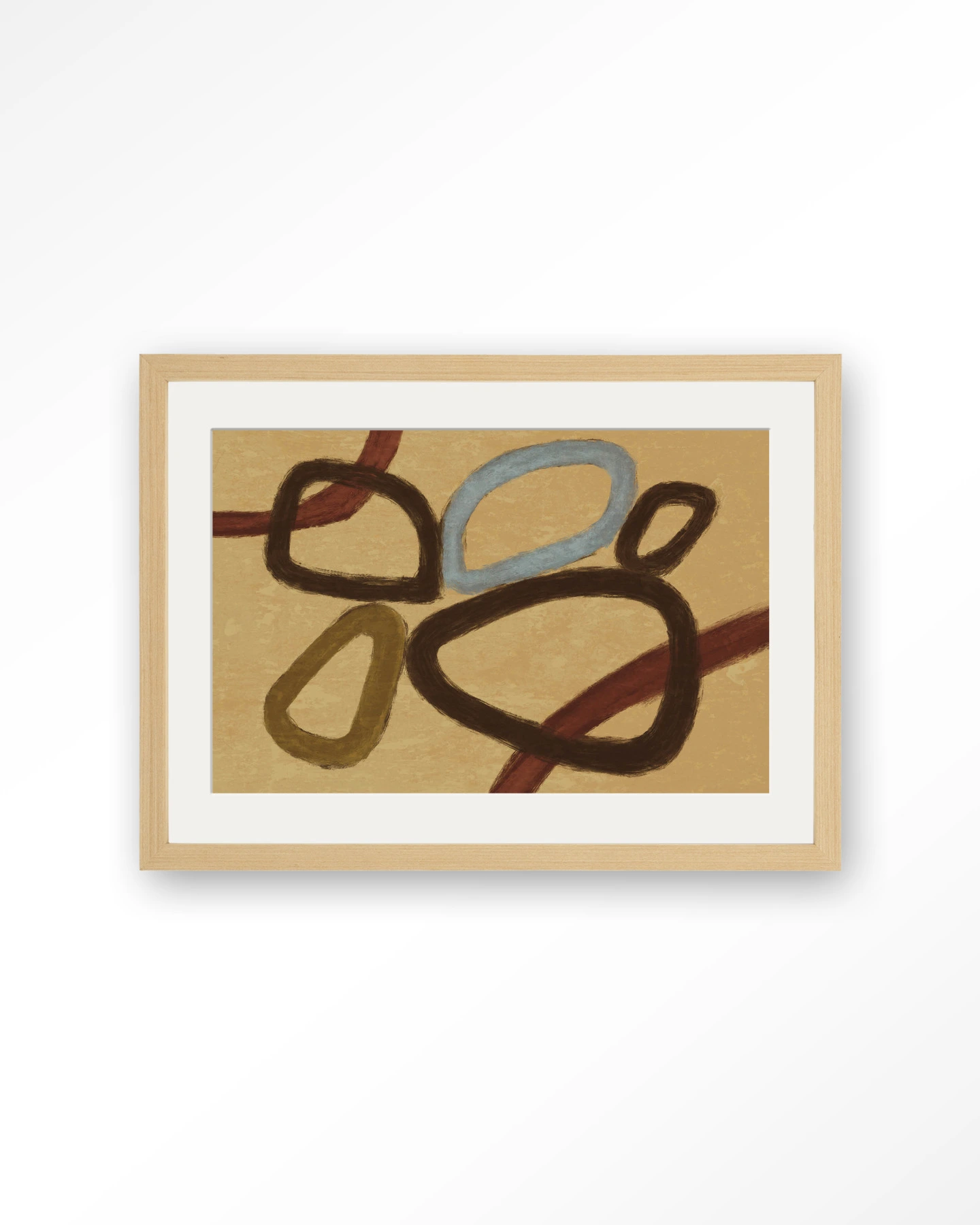 Ring Of Abstraction Yellow - Art print - Afbeelding 8