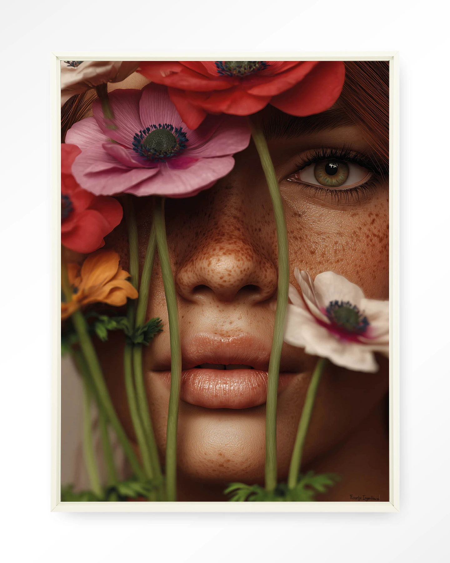 Anemone - Wandkleed - Afbeelding 4