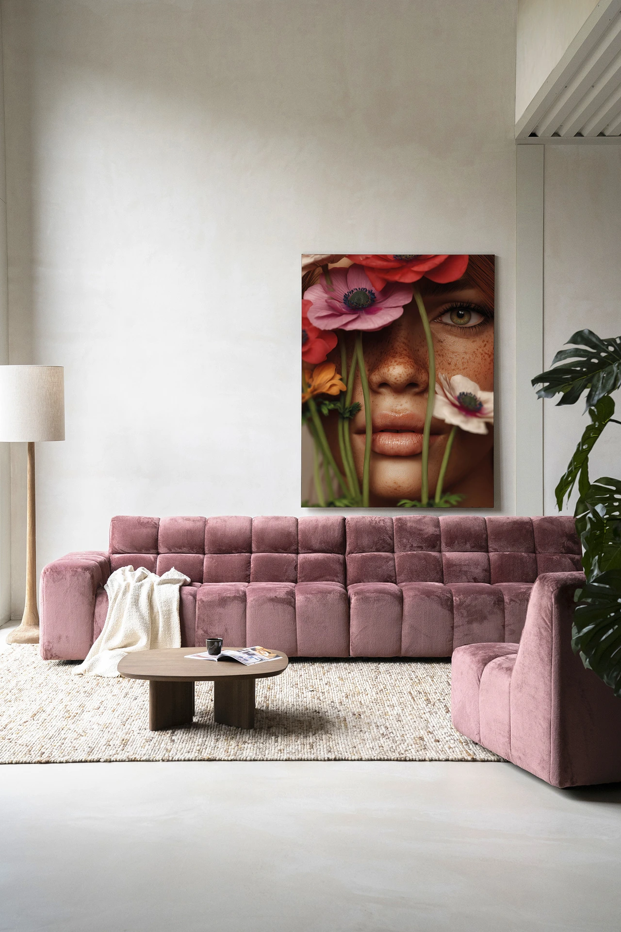 Anemone - Wandkleed