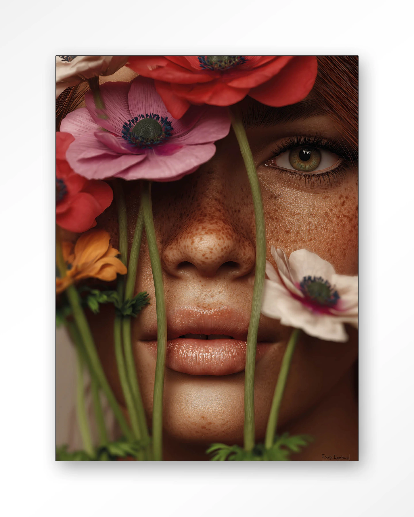 Anemone - Wandkleed - Afbeelding 3