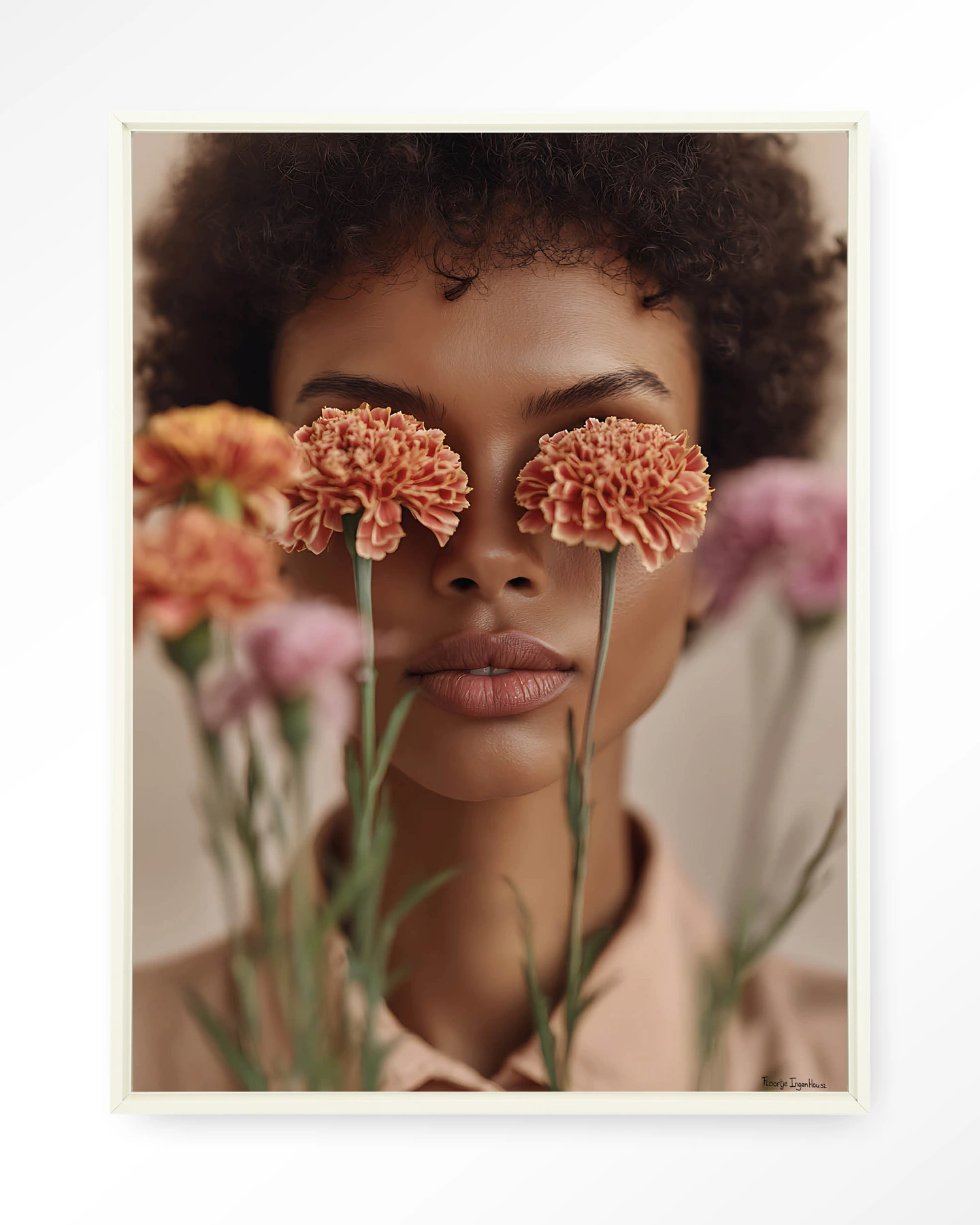 Carnation - Wandkleed - Afbeelding 4