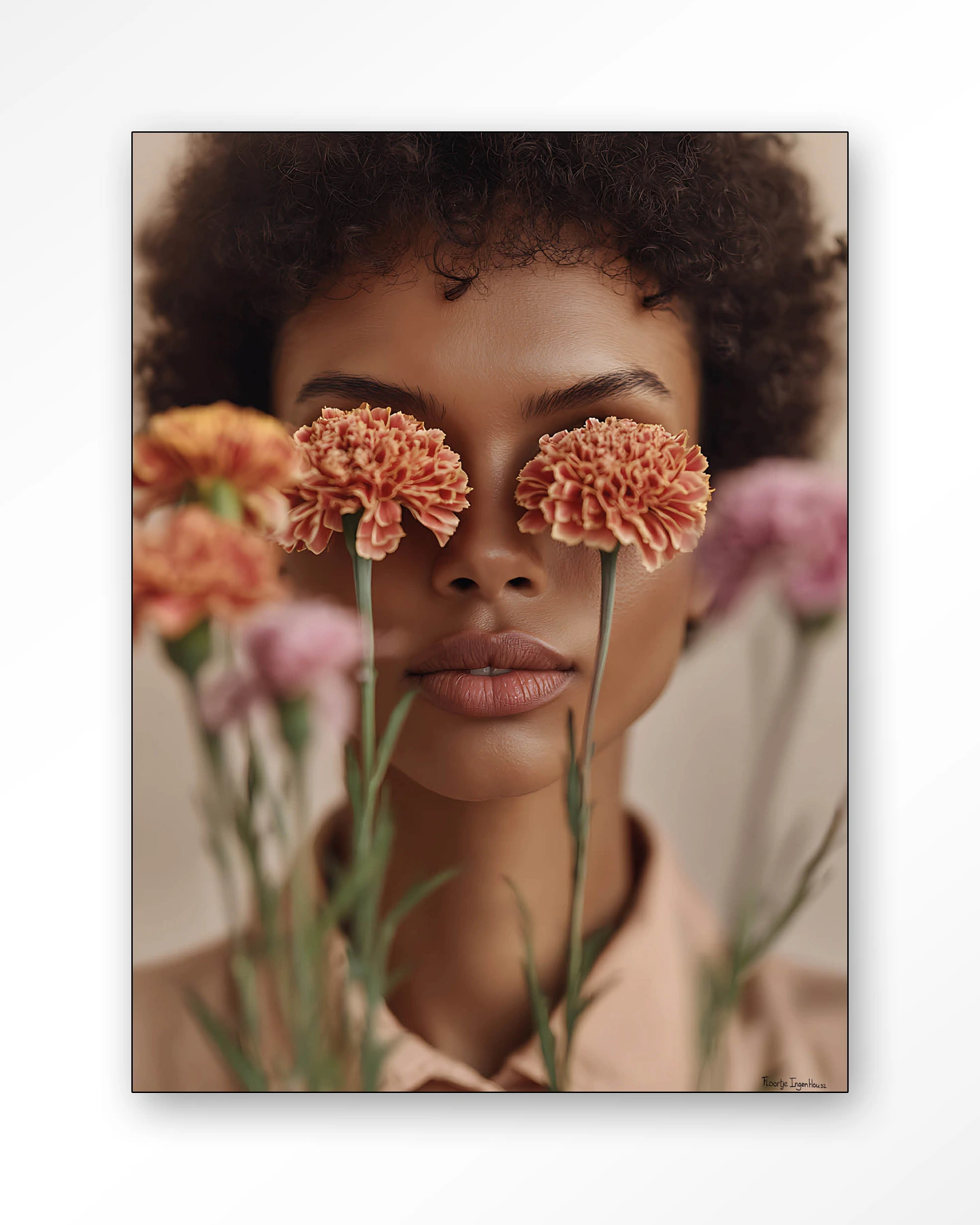 Carnation - Wandkleed - Afbeelding 3
