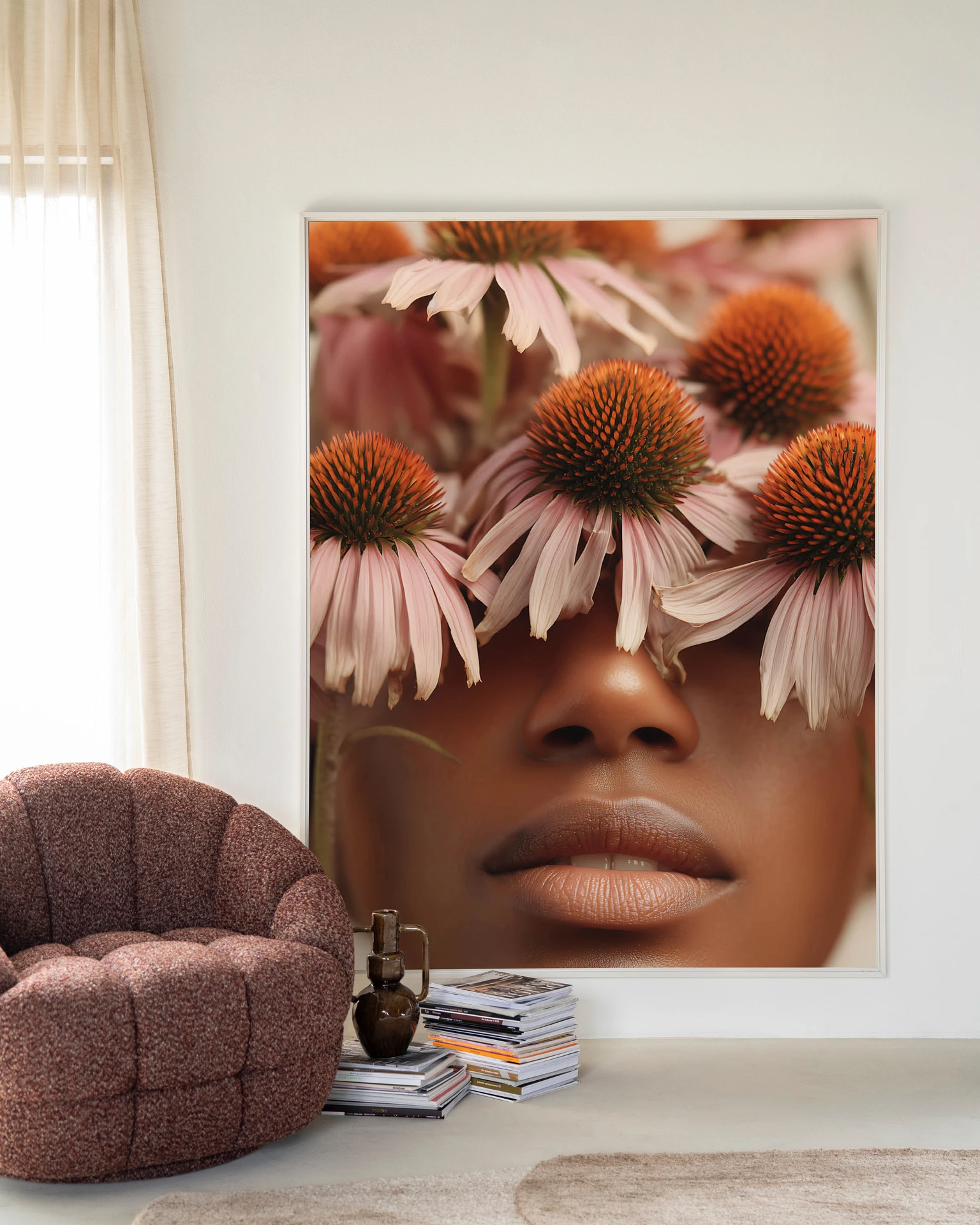 Coneflower - Wandkleed - Afbeelding 2