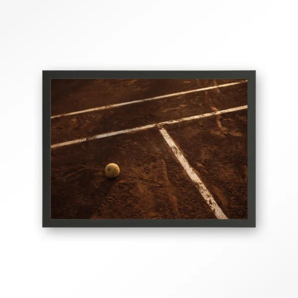 25403-quiet-court-art-print-wooden-frame-black Quiet Court - Art print