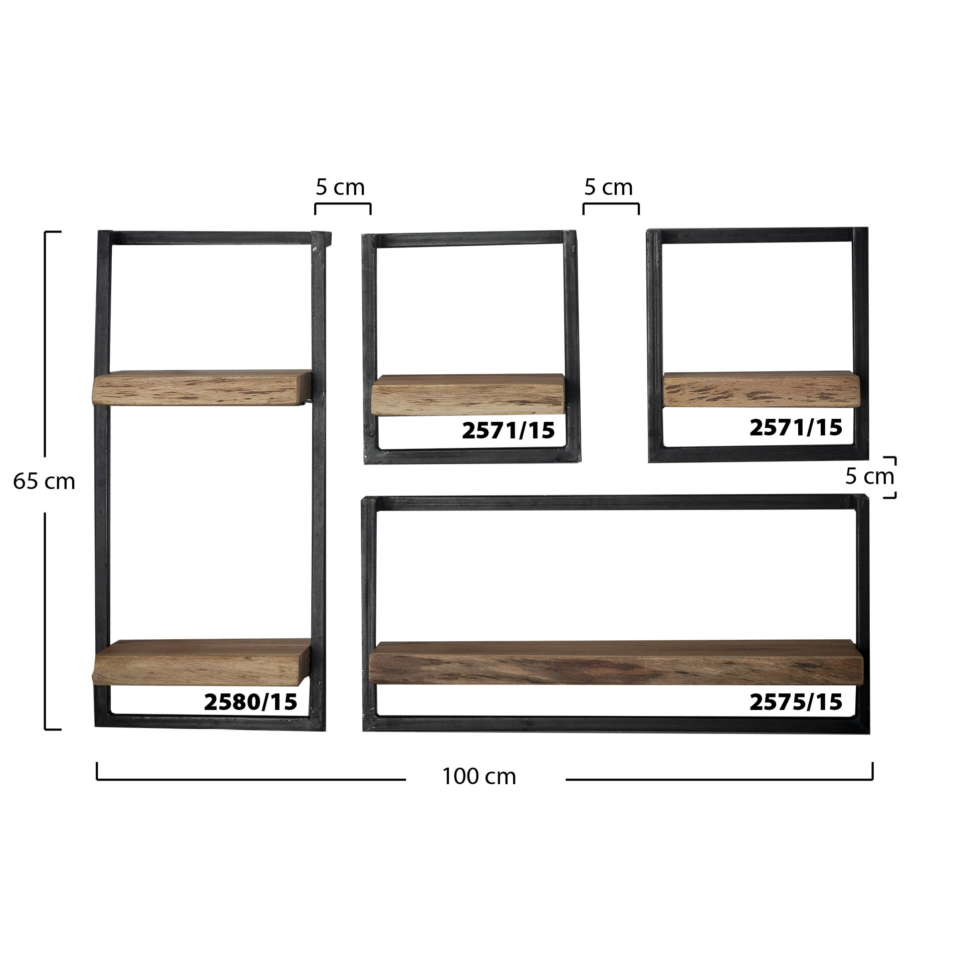 Wandplank Edge Frame 30x65h - Afbeelding 10