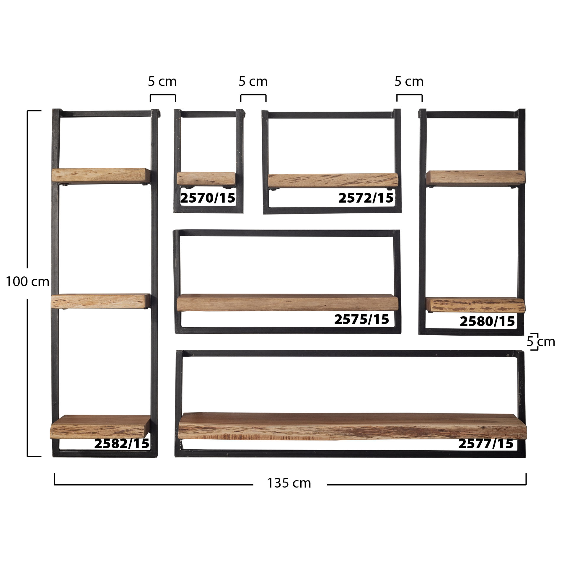 Wandplank Edge Frame 30x65h - Afbeelding 11