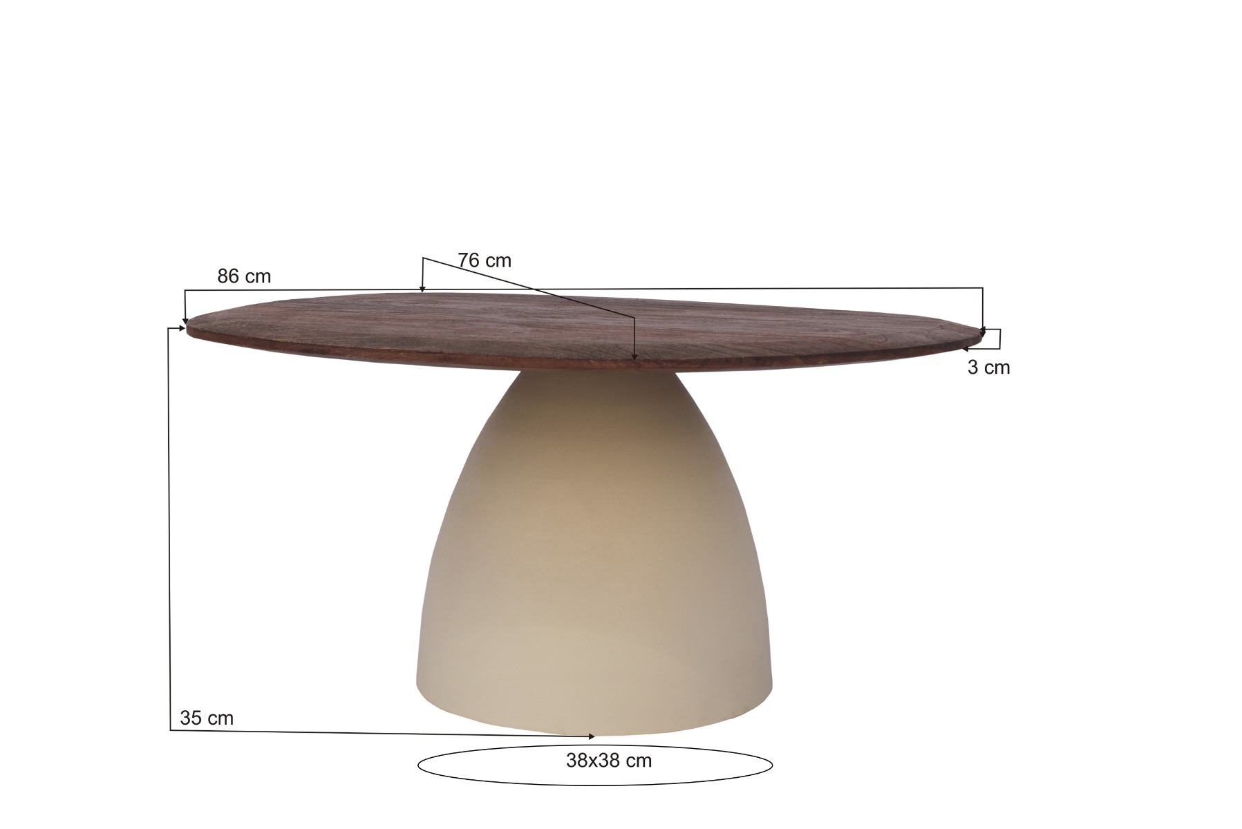 Brix Marron 86 cm - Afbeelding 6