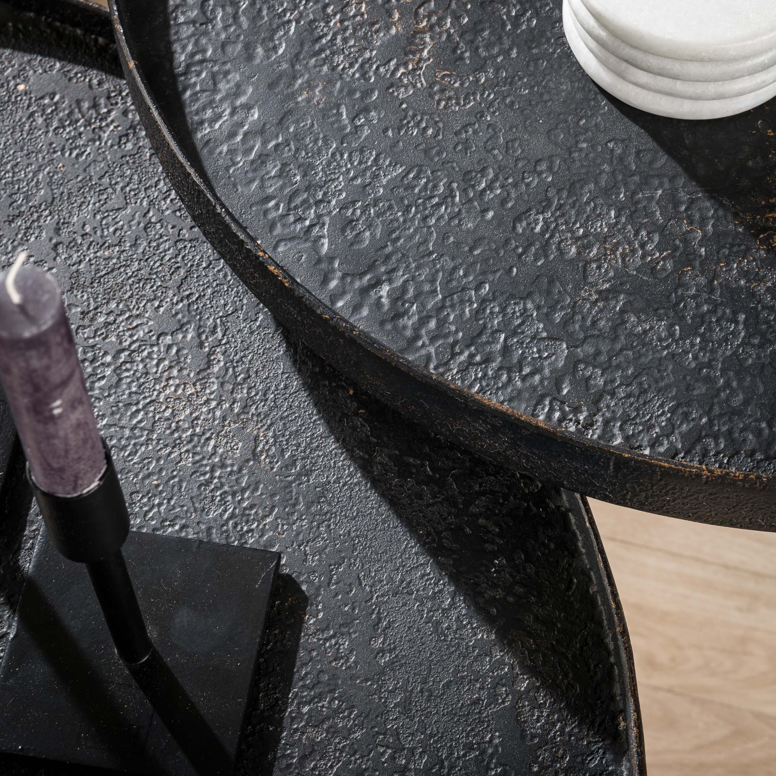 Salontafel Metallic rond set/2 - Afbeelding 5
