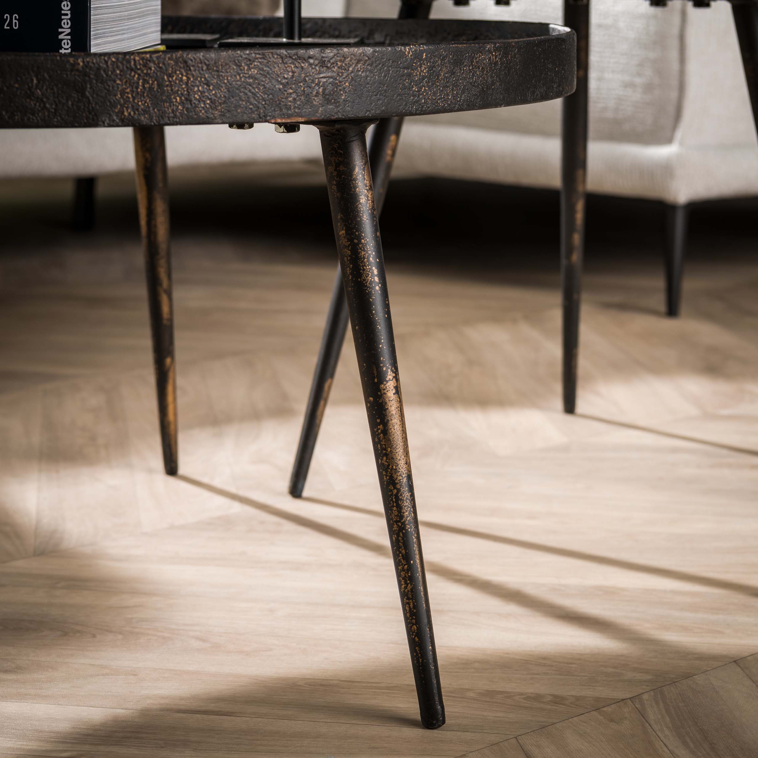 Salontafel Metallic rond set/2 - Afbeelding 6