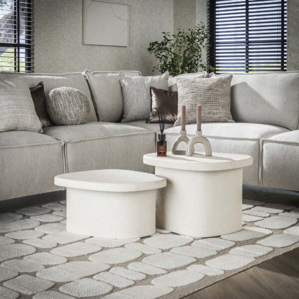 Salontafel Stone organisch set/2