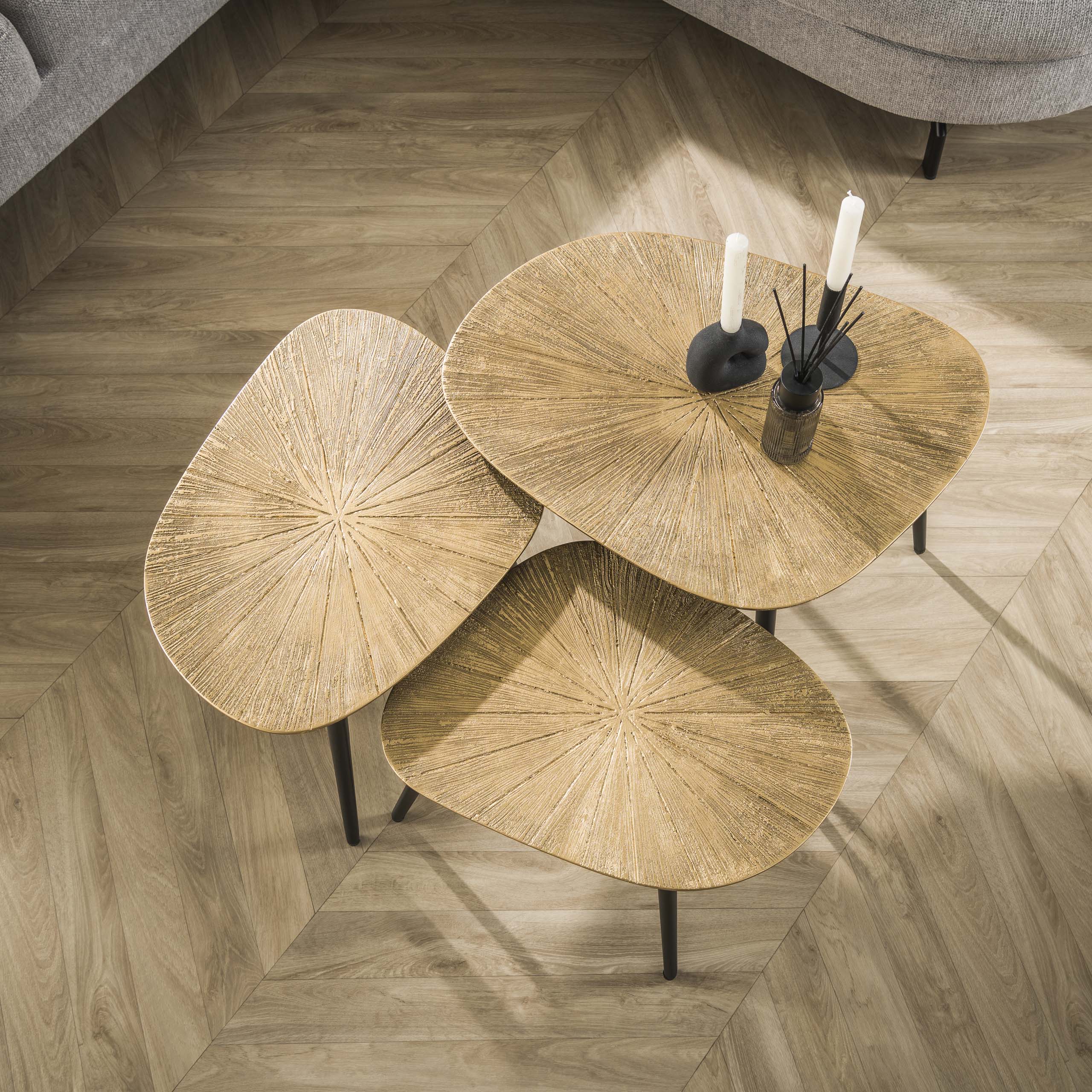 Salontafel Ray vierhoekig set/3 - Afbeelding 4