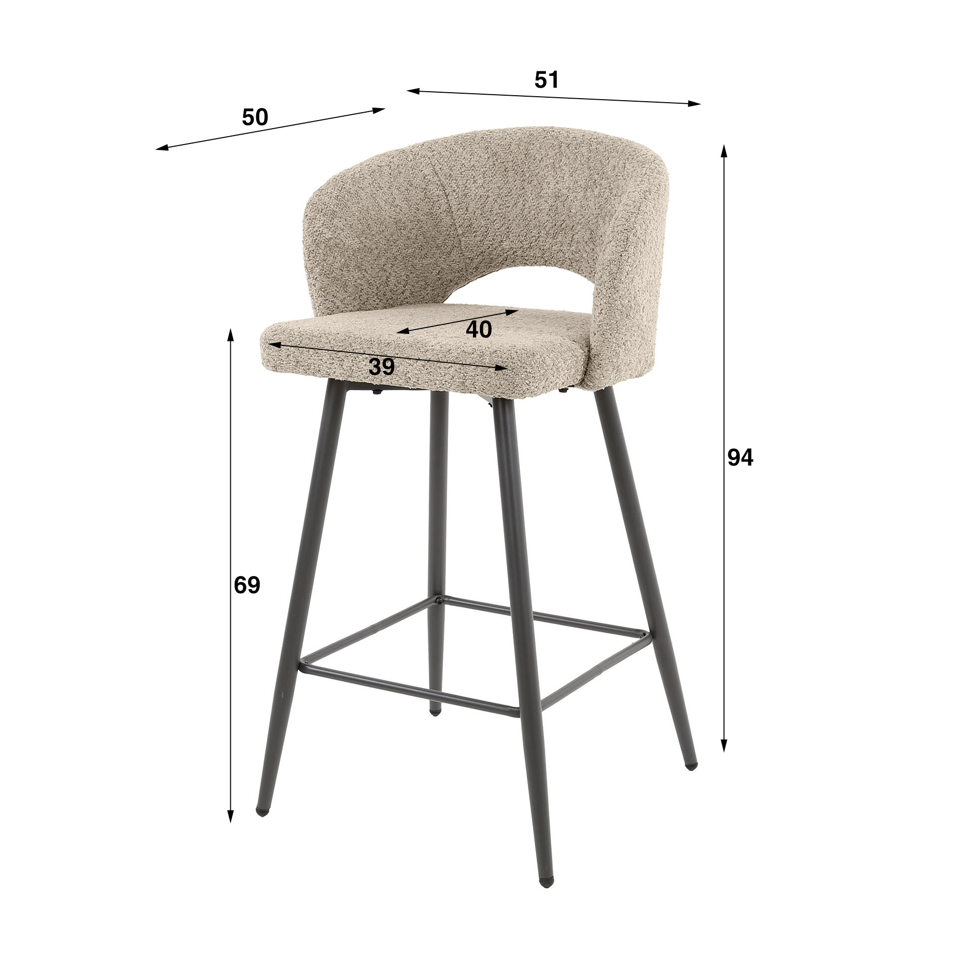 Barstoel Salon VPE2 - Afbeelding 8