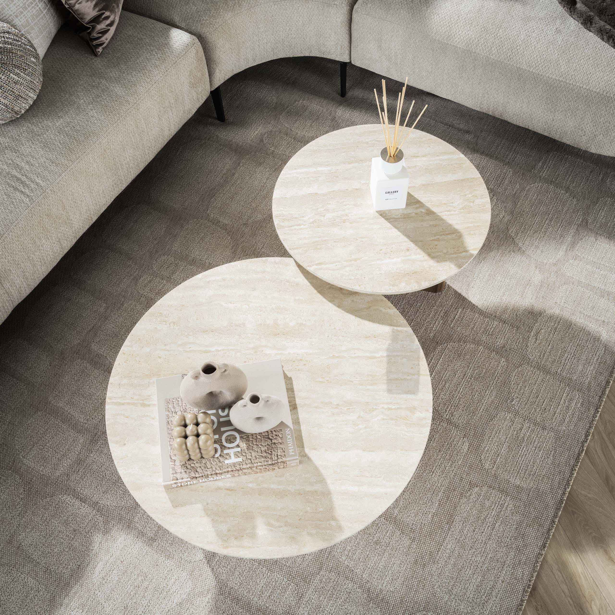 Salontafel Romano rond set/2 - Afbeelding 2