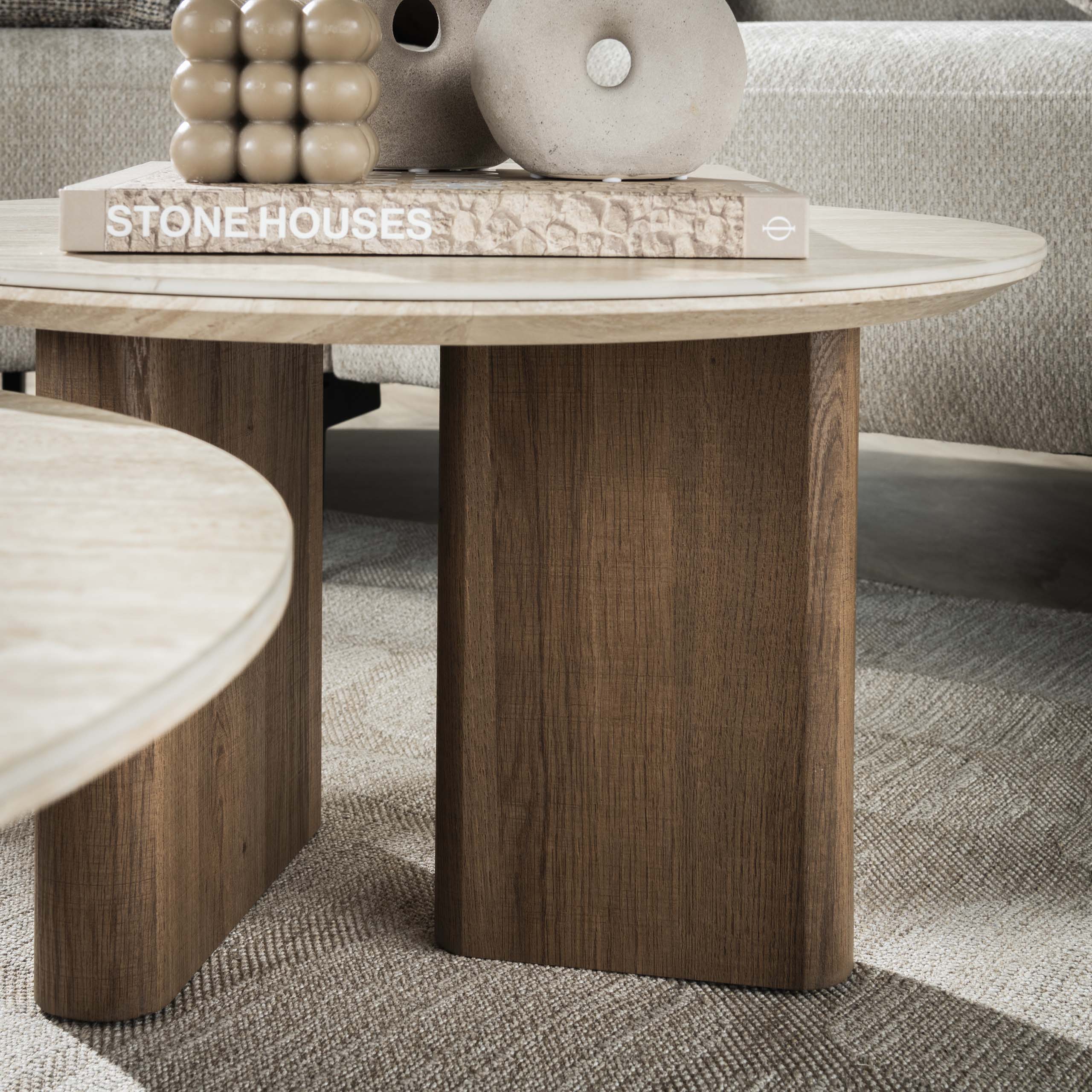 Salontafel Romano rond set/2 - Afbeelding 3