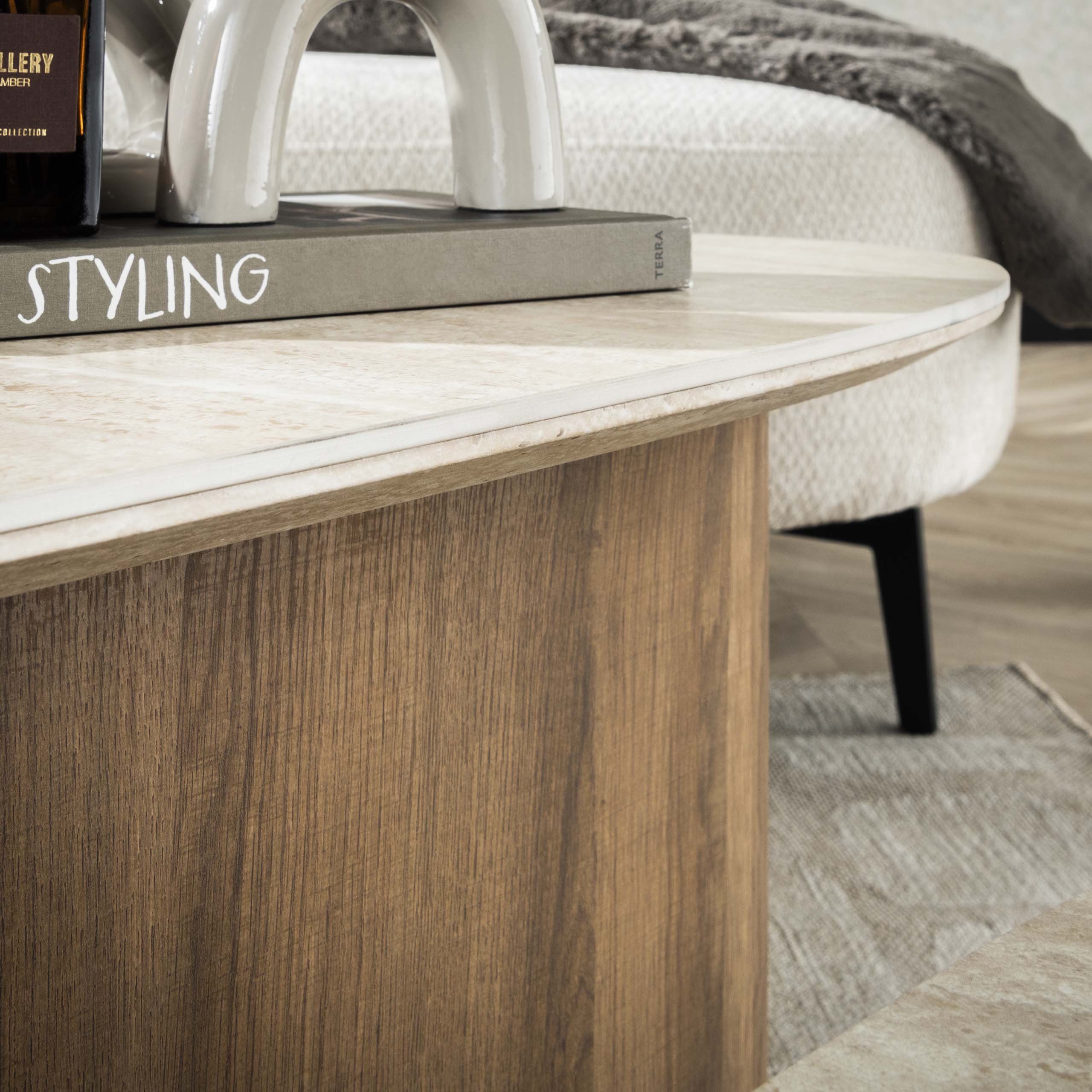 Salontafel Romano driehoekig set/2 - Afbeelding 3