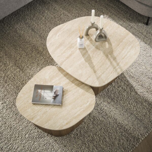 Salontafel Romano kiezel set/2