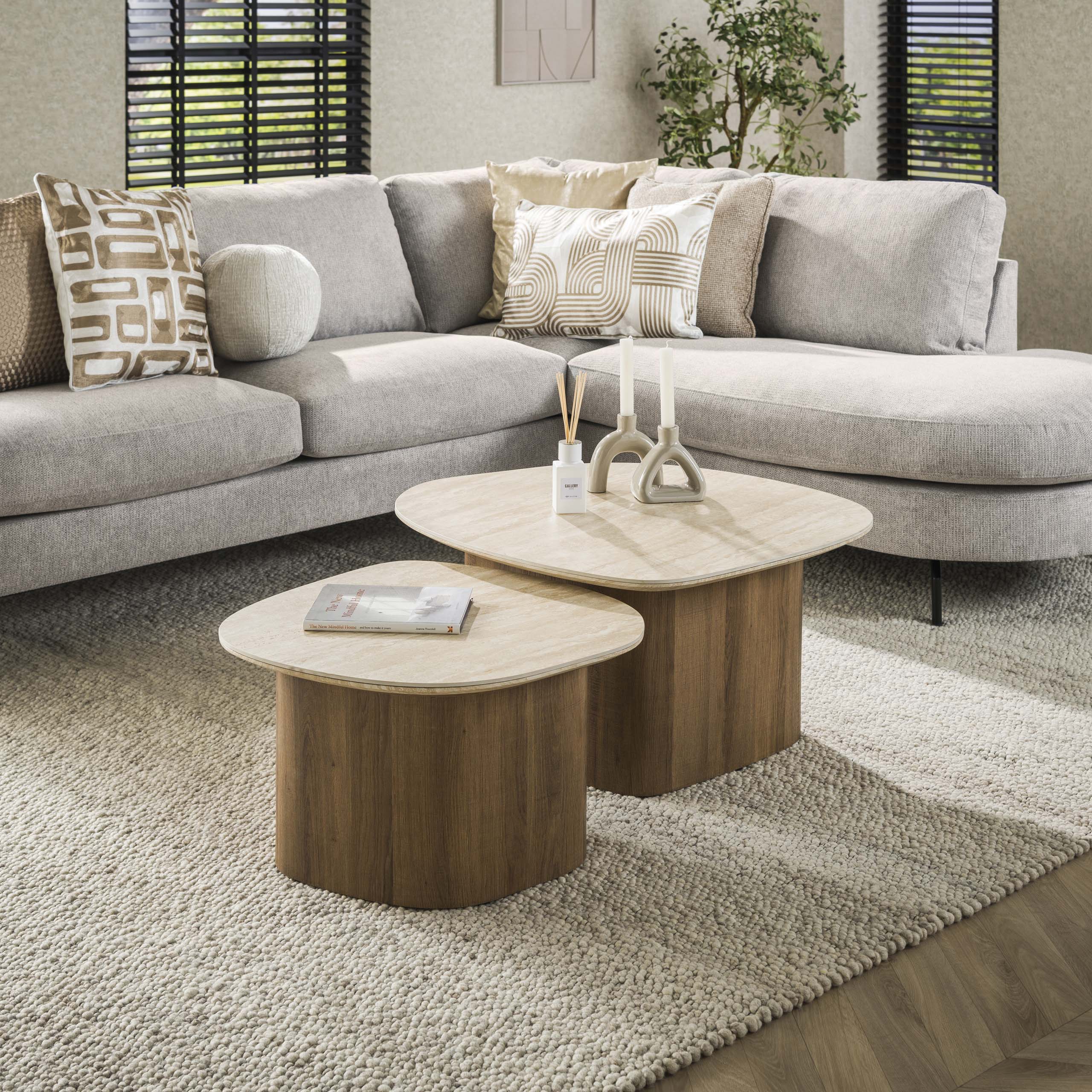 Salontafel Romano kiezel set/2 - Afbeelding 2
