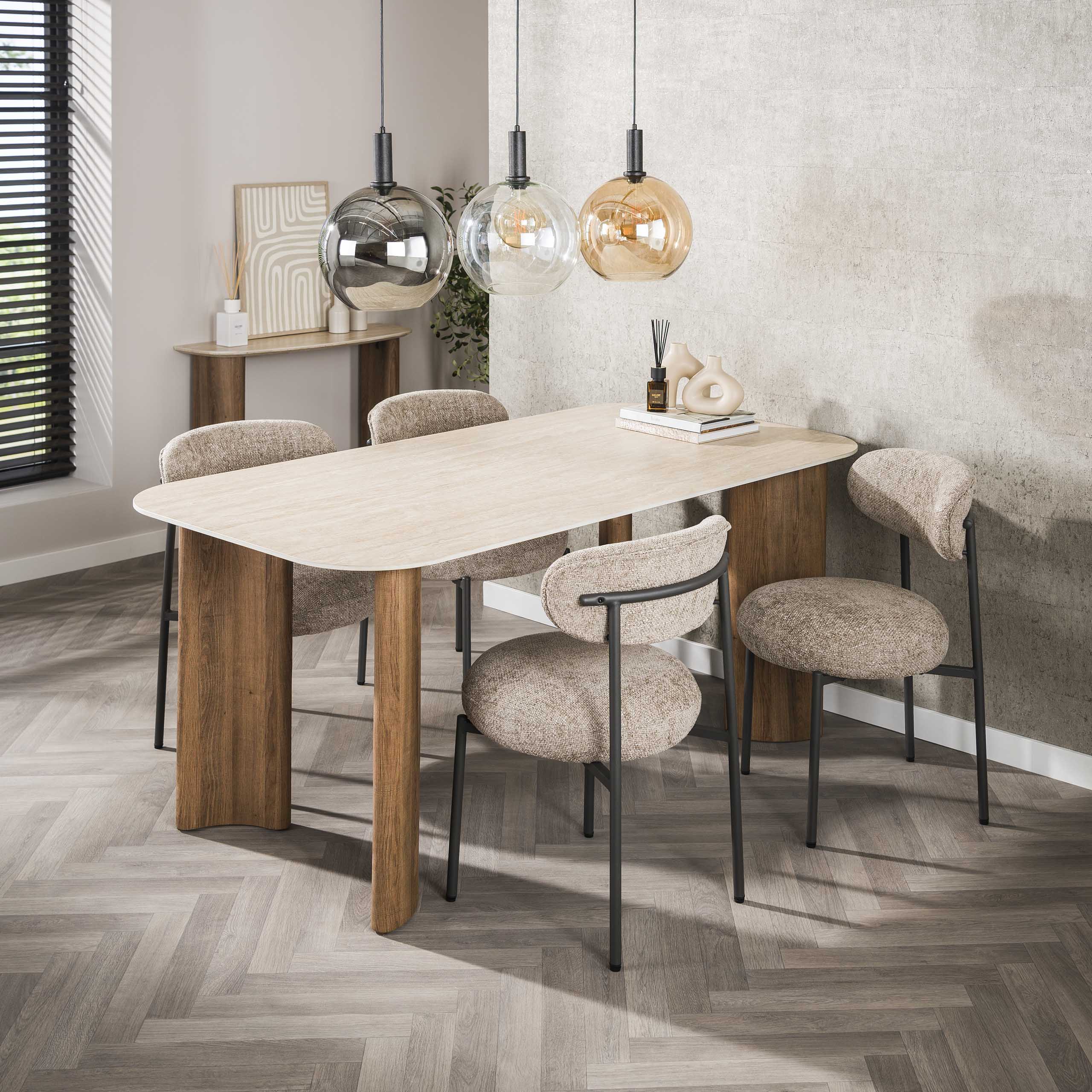 Eettafel Romano Curvo 180 - Afbeelding 2