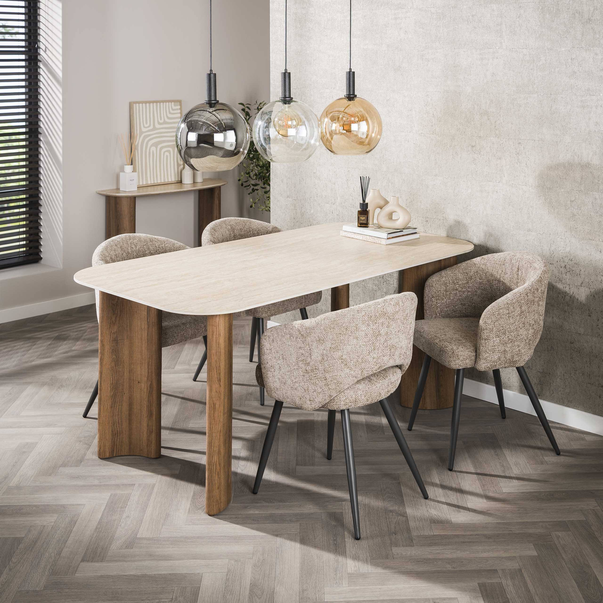 Eettafel Romano Curvo 180 - Afbeelding 3